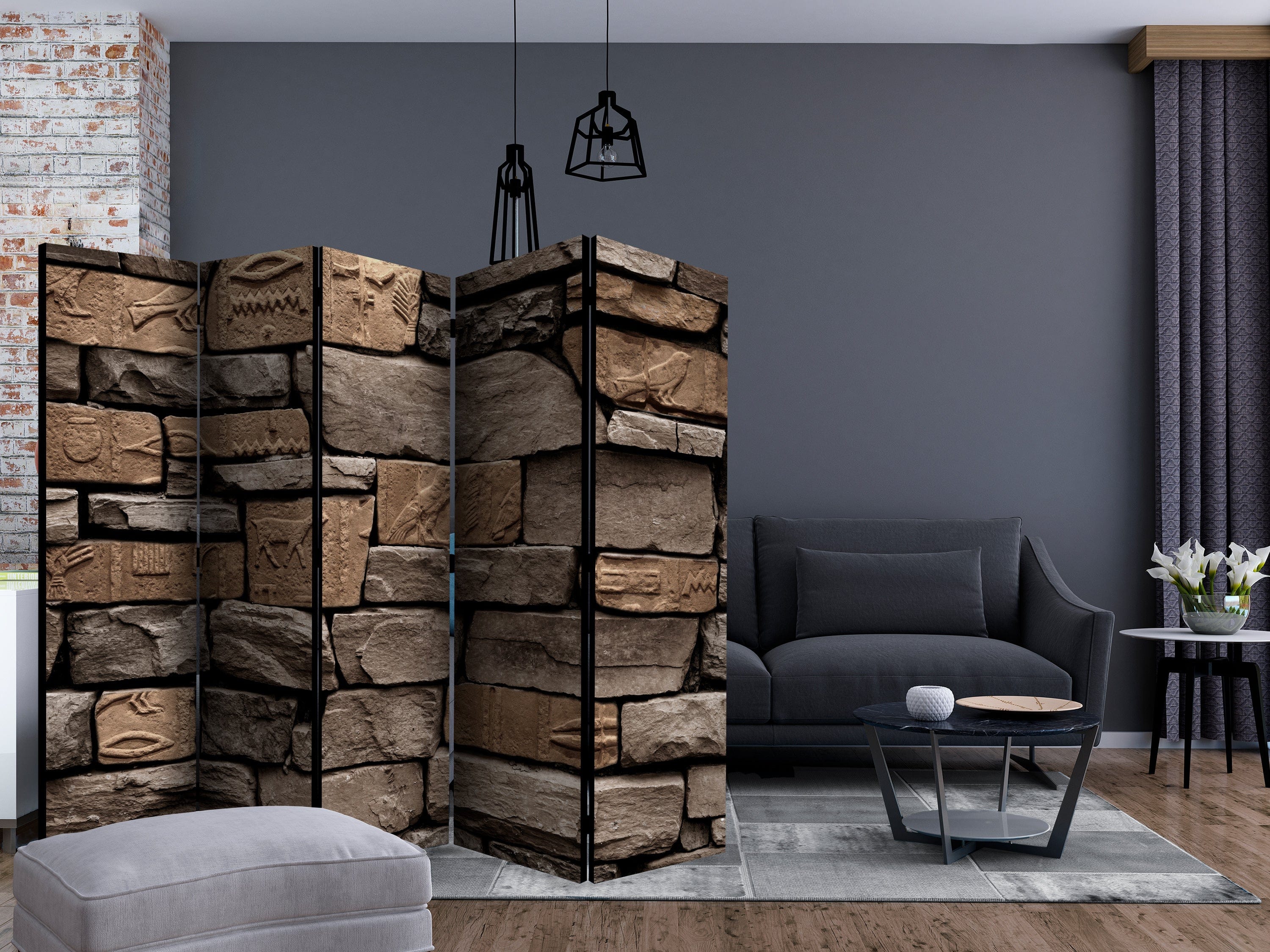 Aizslietnis 5-daļīgs - Ēģiptes akmens (225x172cm) 225x172 cm Home Trends