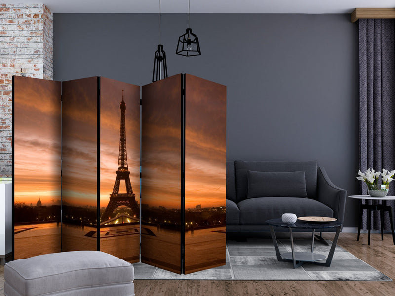 Aizslietnis 5-daļīgs - Eifeļa tornis rītausmā (225x172cm) 225x172 cm Home Trends