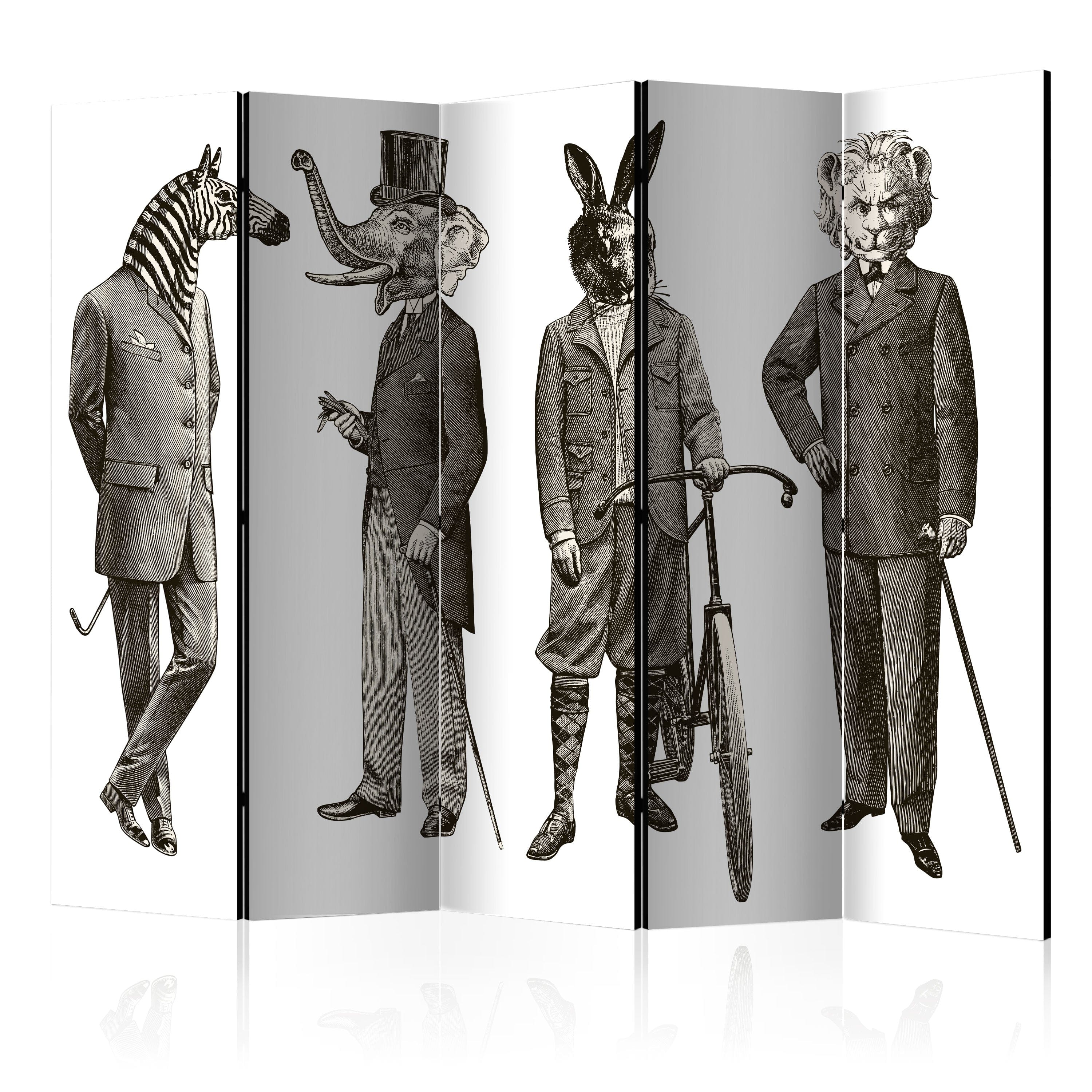 Aizslietnis 5-daļīgs - Elegants zooloģiskais dārzs (225x172cm) 225x172 cm Home Trends