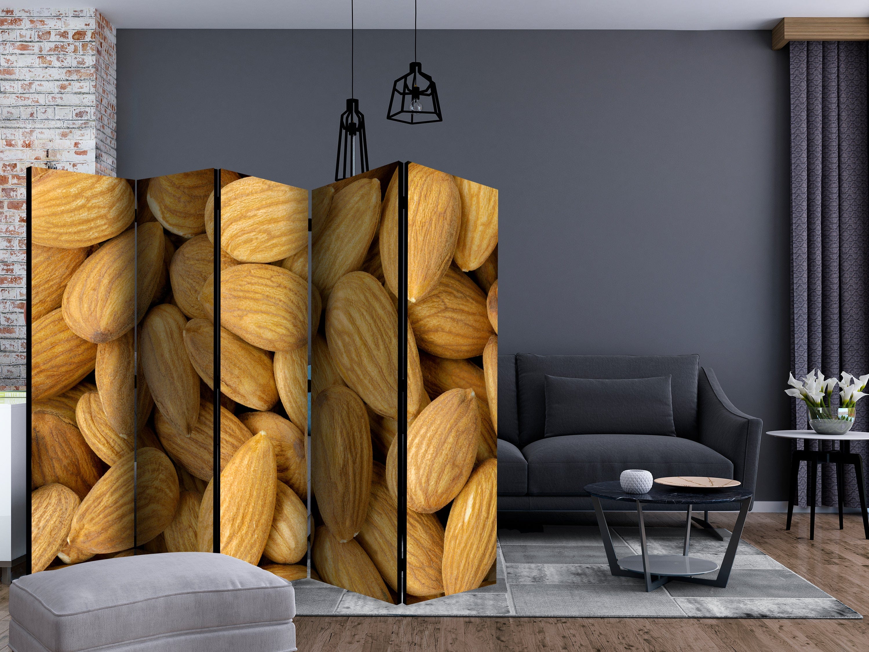 Aizslietnis 5-daļīgs - Garšīgas mandeles (225x172cm) 225x172 cm Home Trends