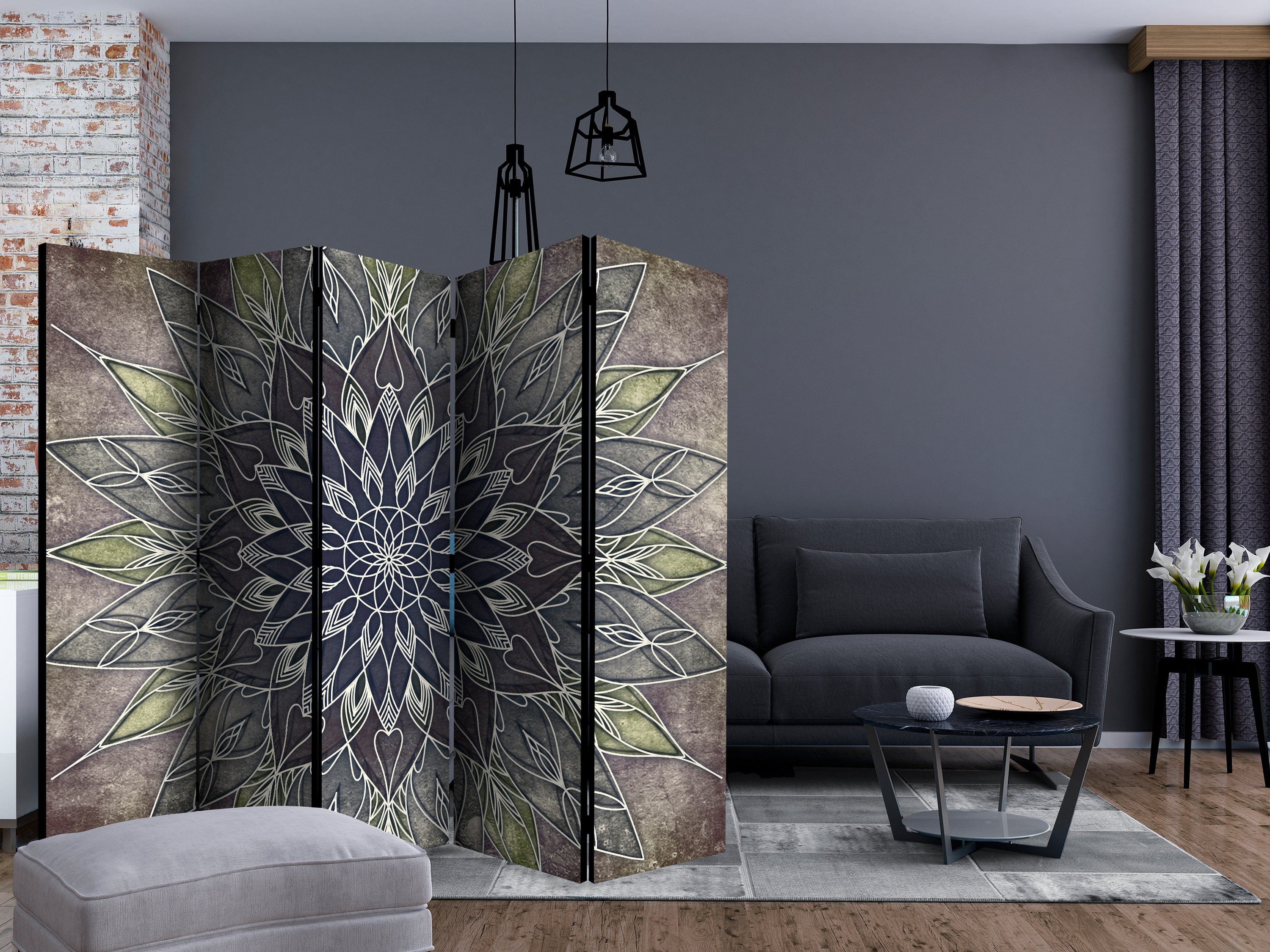 Aizslietnis 5-daļīgs - Imperiālais raksts (225x172cm) 225x172 cm Home Trends