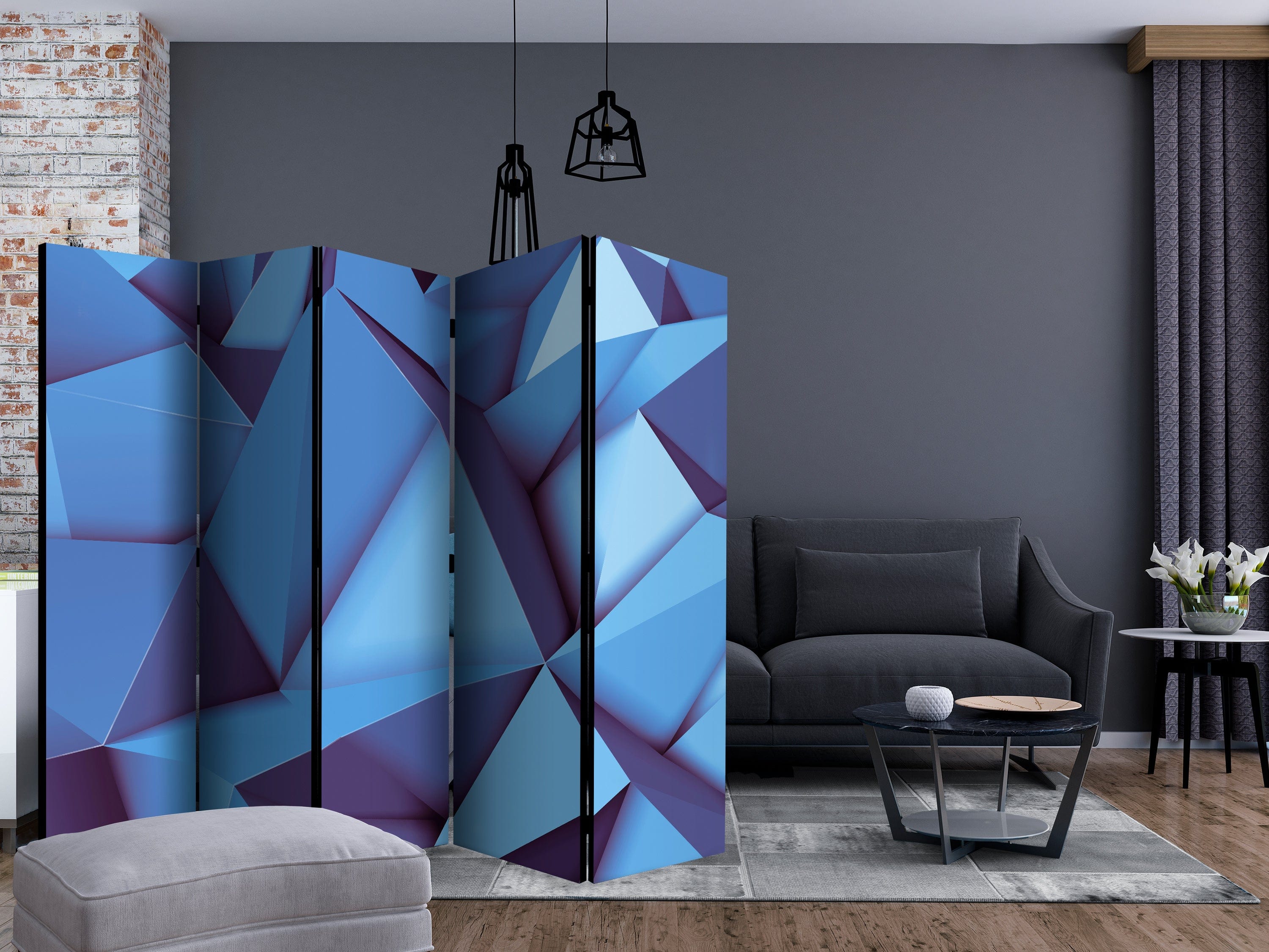 Aizslietnis 5-daļīgs - Karaliskais zilais (225x172cm) 225x172 cm Home Trends