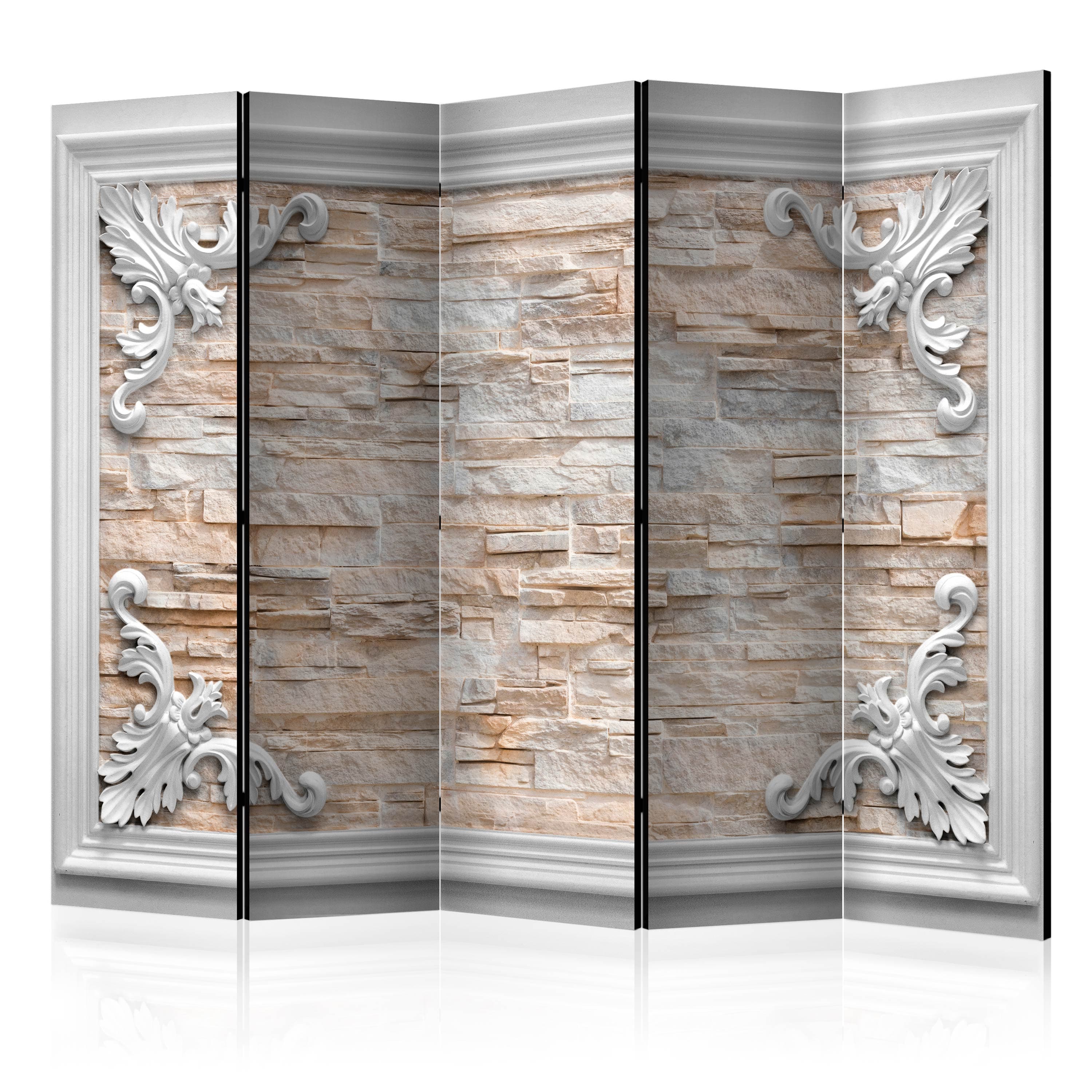 Aizslietnis 5-daļīgs - Ķieģeļi rāmī (oranža) (225x172cm) 225x172 cm Home Trends