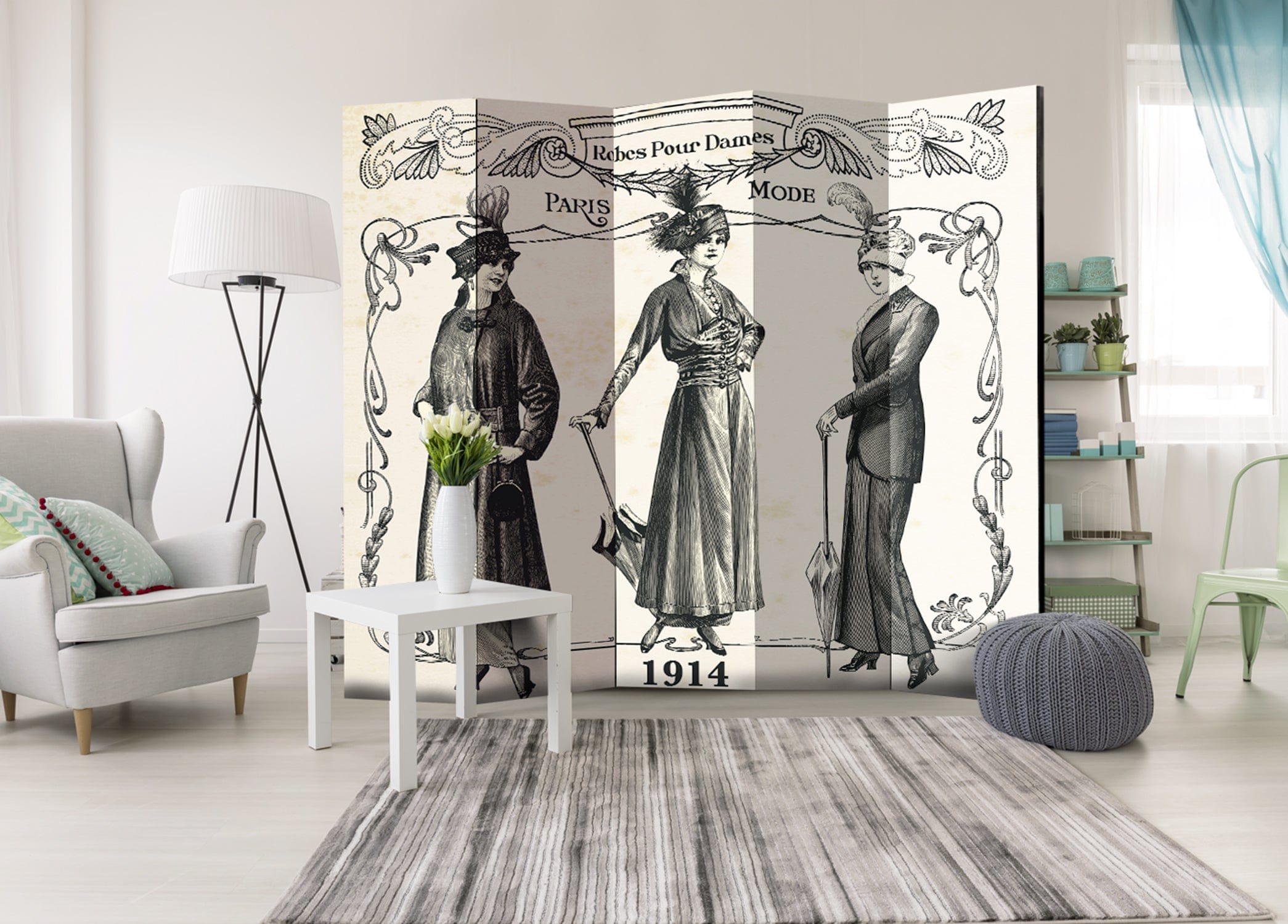 Aizslietnis 5-daļīgs - Kleita 1914 (225x172cm) 225x172 cm Home Trends