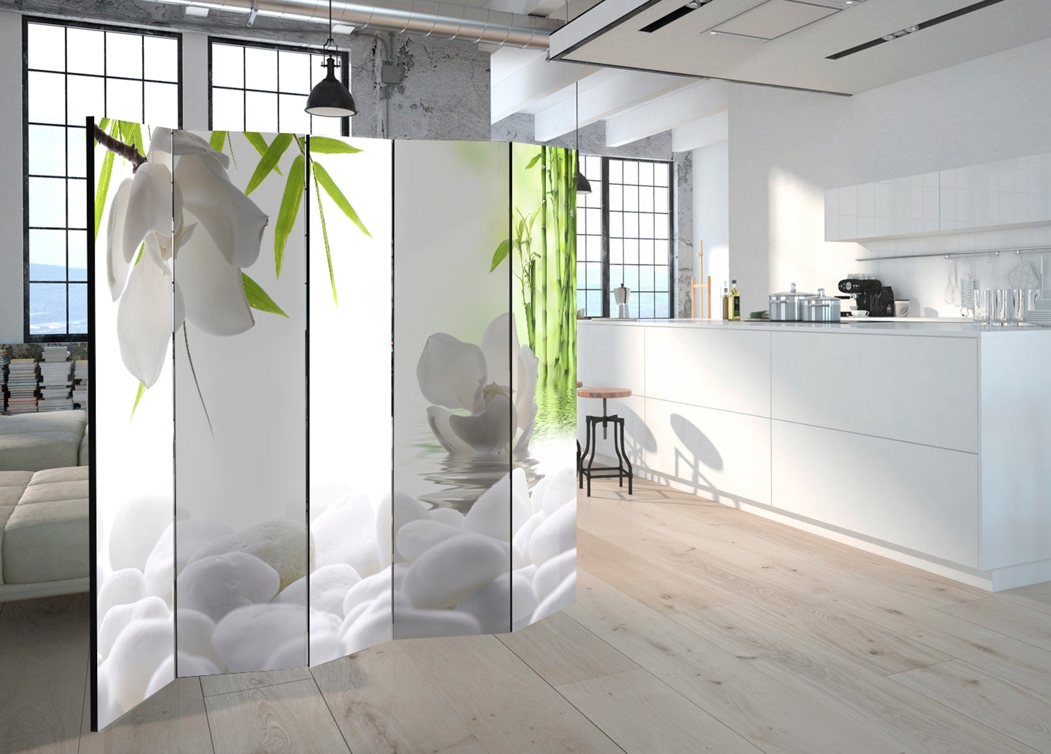 Aizslietnis 5-daļīgs - Klusuma ezers 2 (225x172cm) 225x172 cm Home Trends