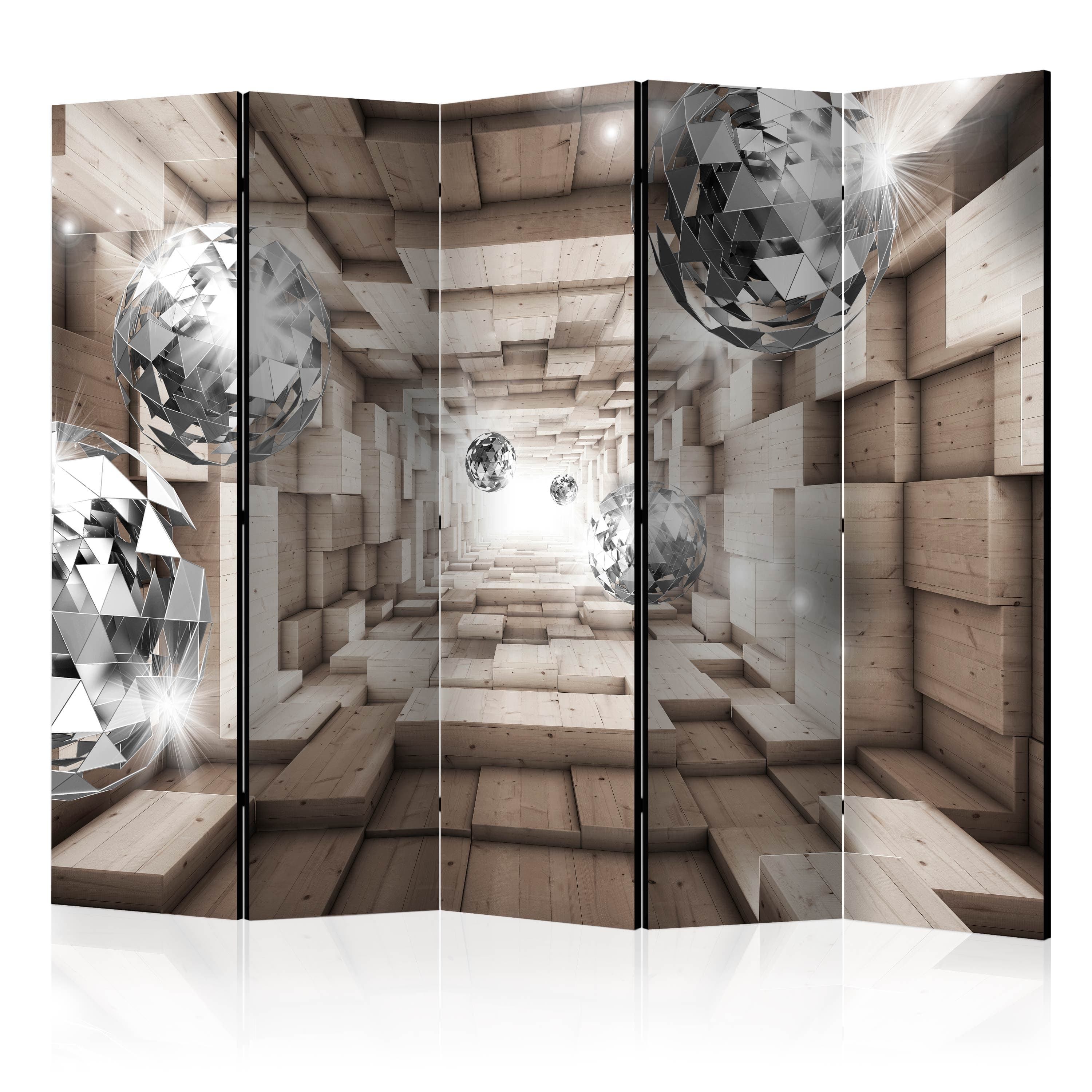 Aizslietnis 5-daļīgs - Koka tunelī (225x172cm) 225x172 cm Home Trends