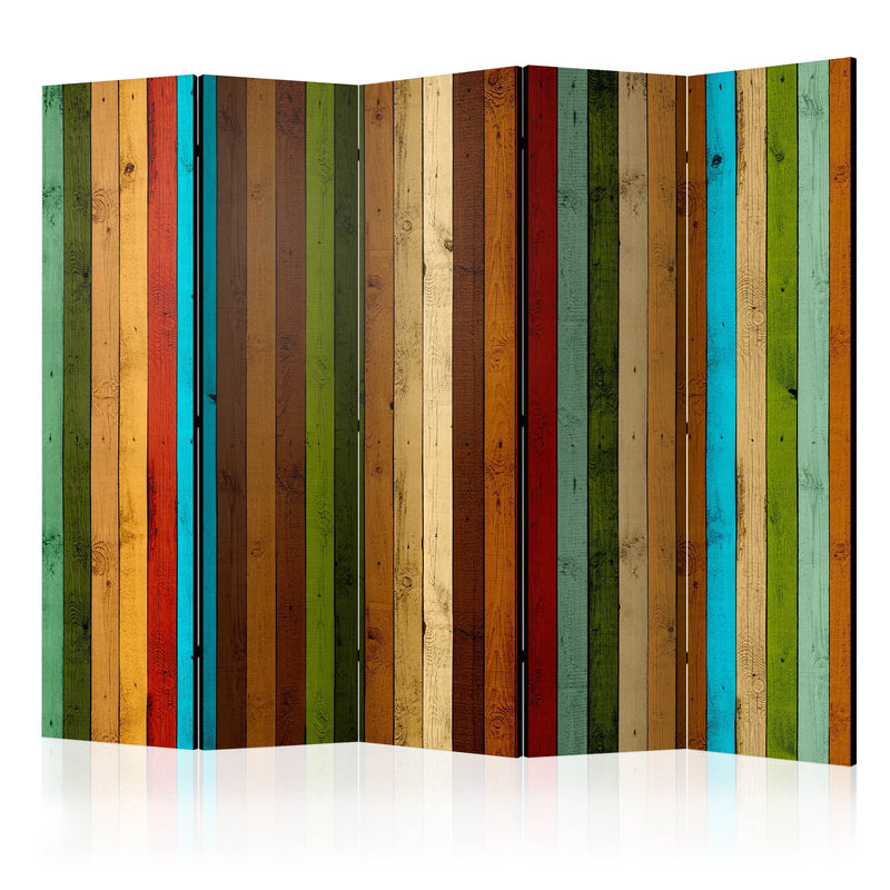 Aizslietnis 5-daļīgs - Koka varavīksne (225x172cm) 225x172 cm Home Trends