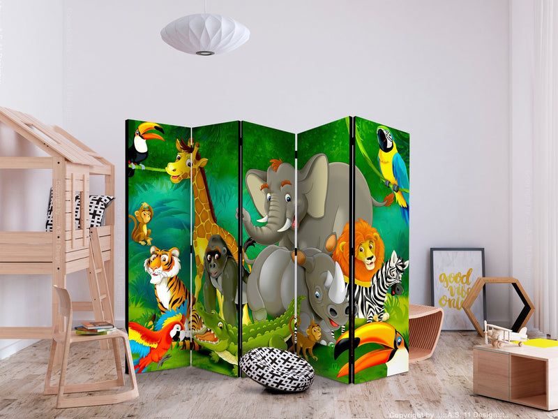 Aizslietnis 5-daļīgs - Krāsains safari (225x172cm) 225x172 cm Home Trends