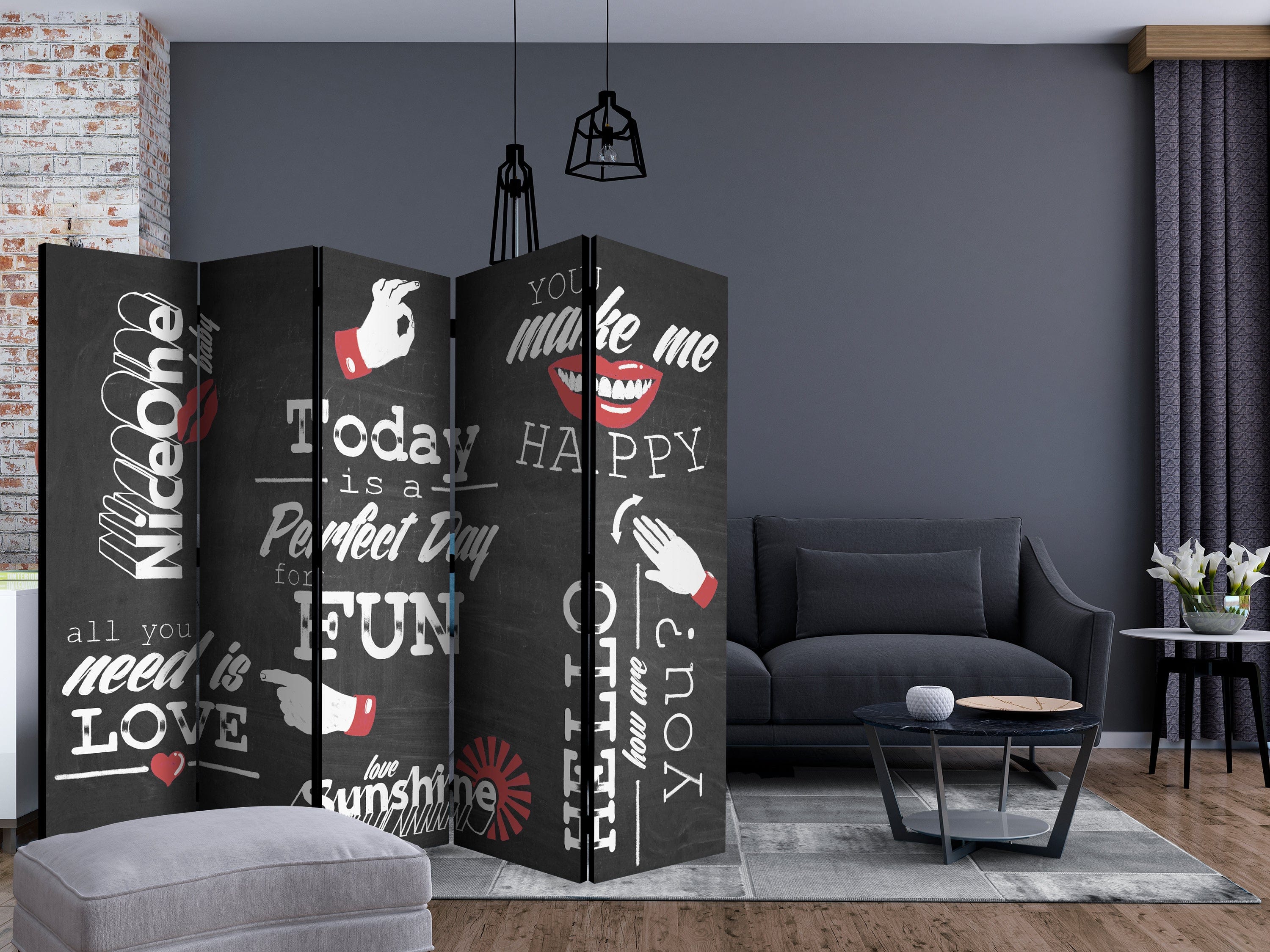 Aizslietnis 5-daļīgs - Lieliska diena (225x172cm) 225x172 cm Home Trends