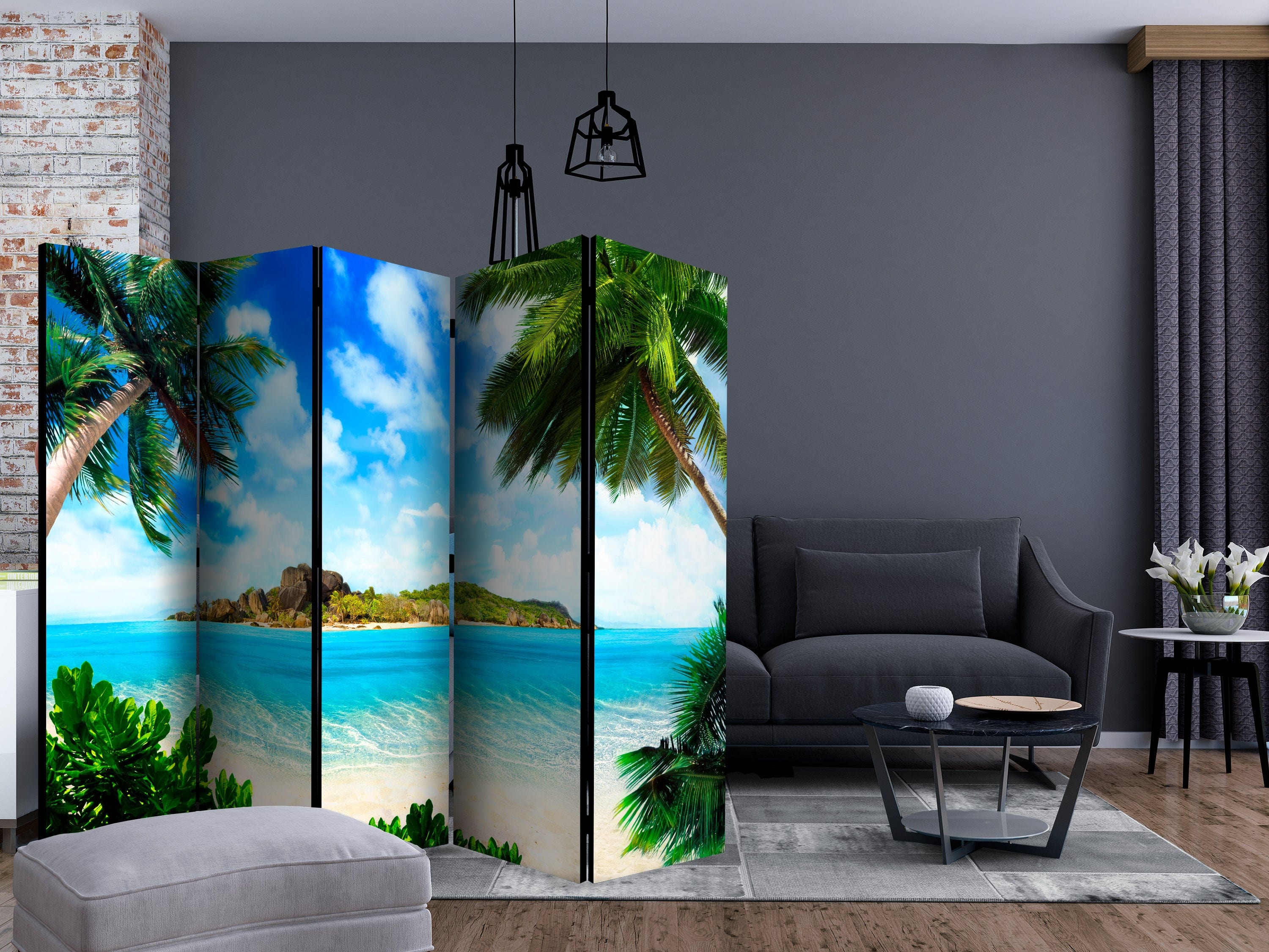 Aizslietnis 5-daļīgs - Maģiskā piekraste (225x172cm) 225x172 cm Home Trends