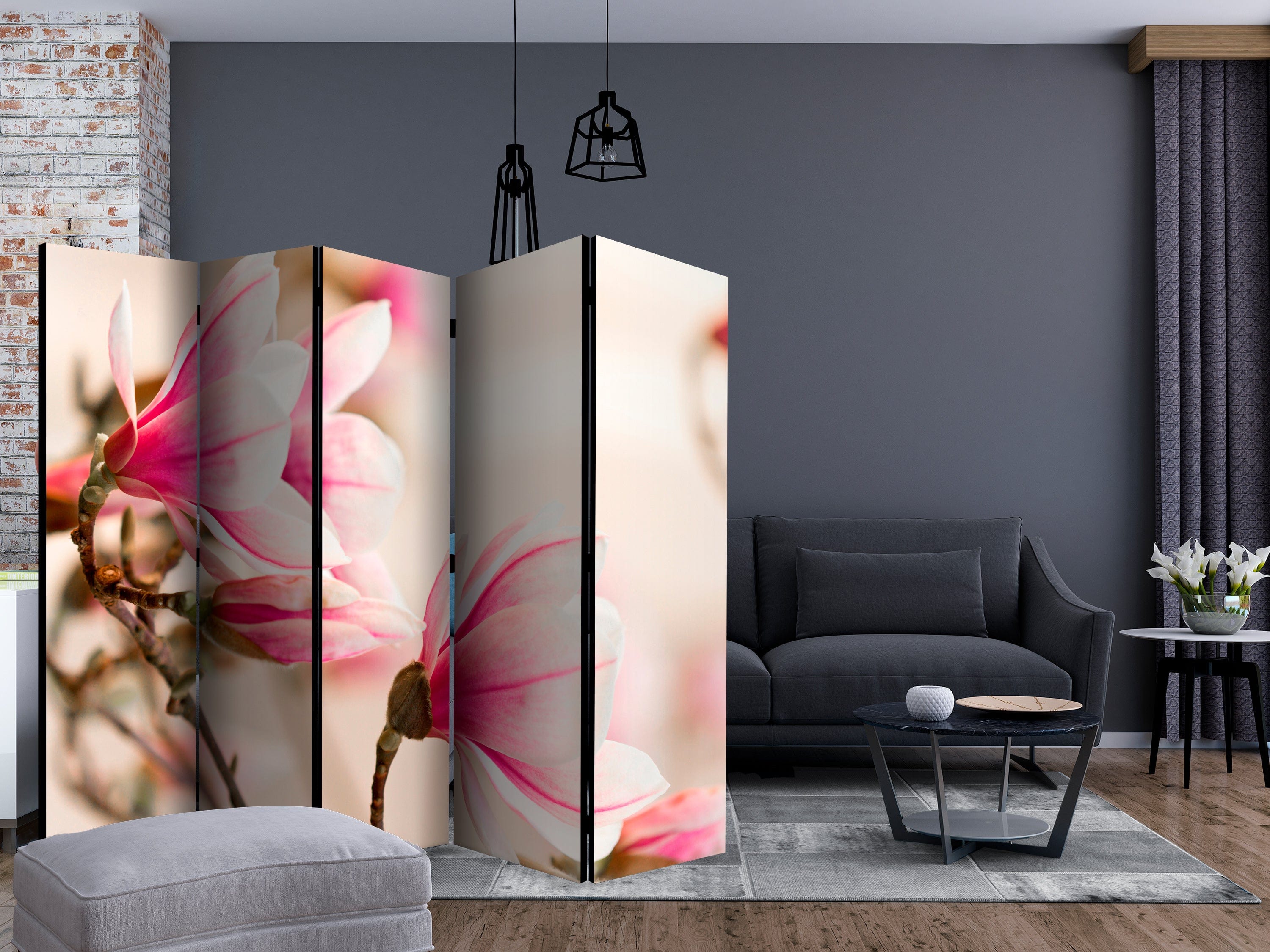 Aizslietnis 5-daļīgs - Magnolijas zariņš (225x172cm) 225x172 cm Home Trends