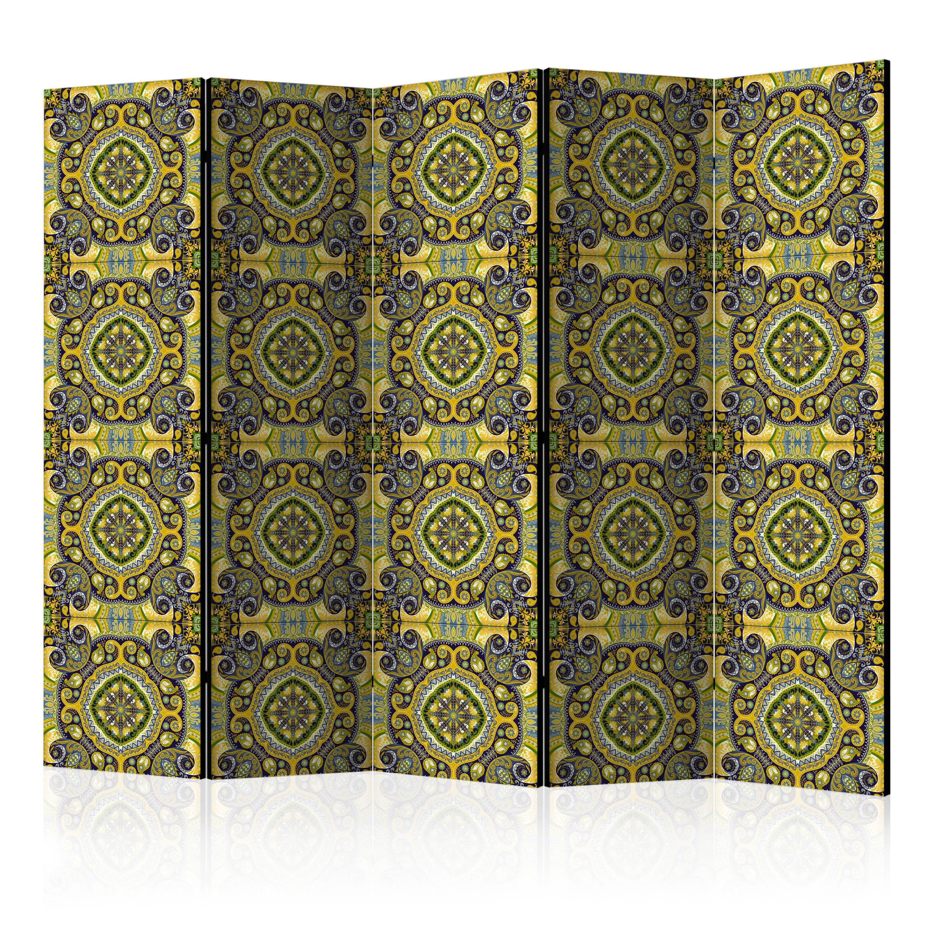 Aizslietnis 5-daļīgs - Malahīta mozaīka (225x172cm) 225x172 cm Home Trends