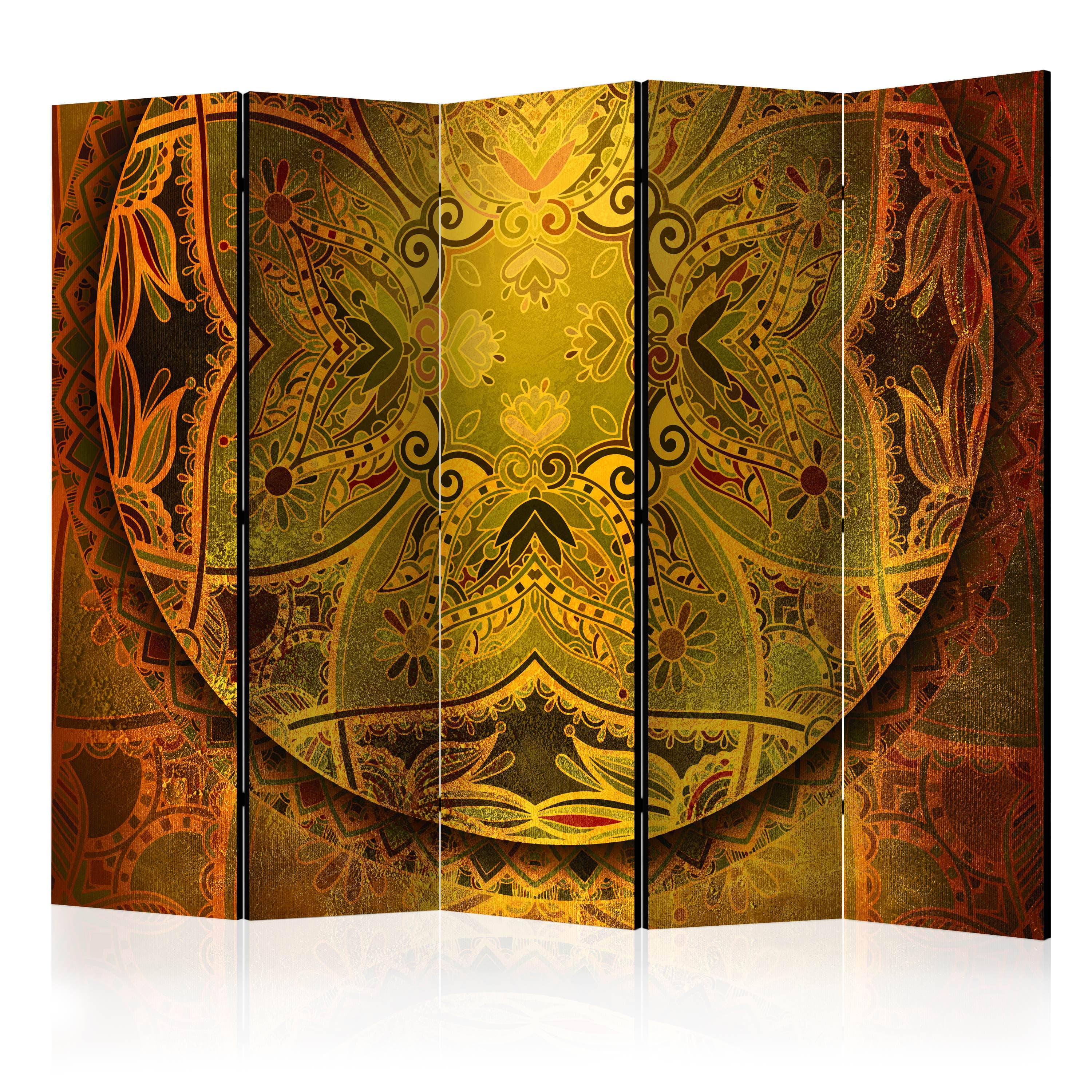 Aizslietnis 5-daļīgs - Mandala - Zelta poēma (225x172cm) 225x172 cm Home Trends