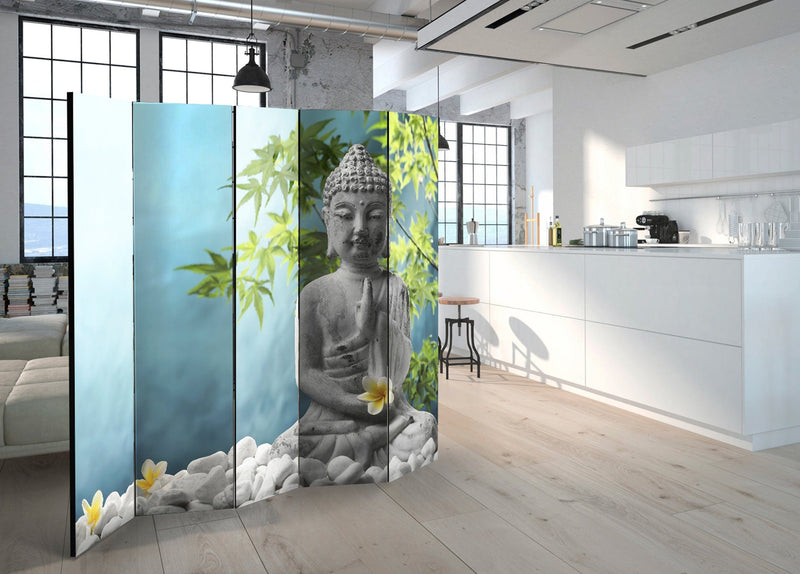 Aizslietnis 5-daļīgs - Meditējošais Buda (225x172cm) 225x172 cm Home Trends