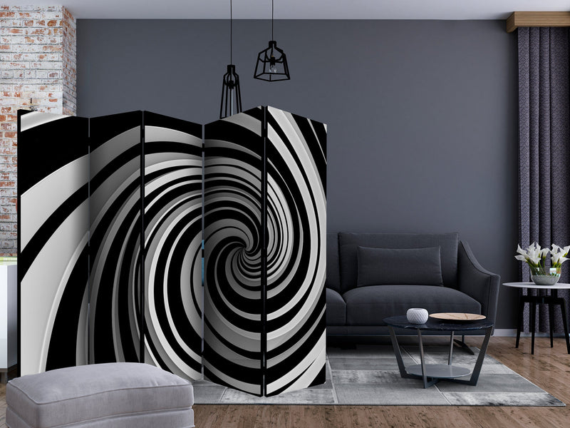 Aizslietnis 5-daļīgs - Melnbalts virpulis (225x172cm) 225x172 cm Home Trends