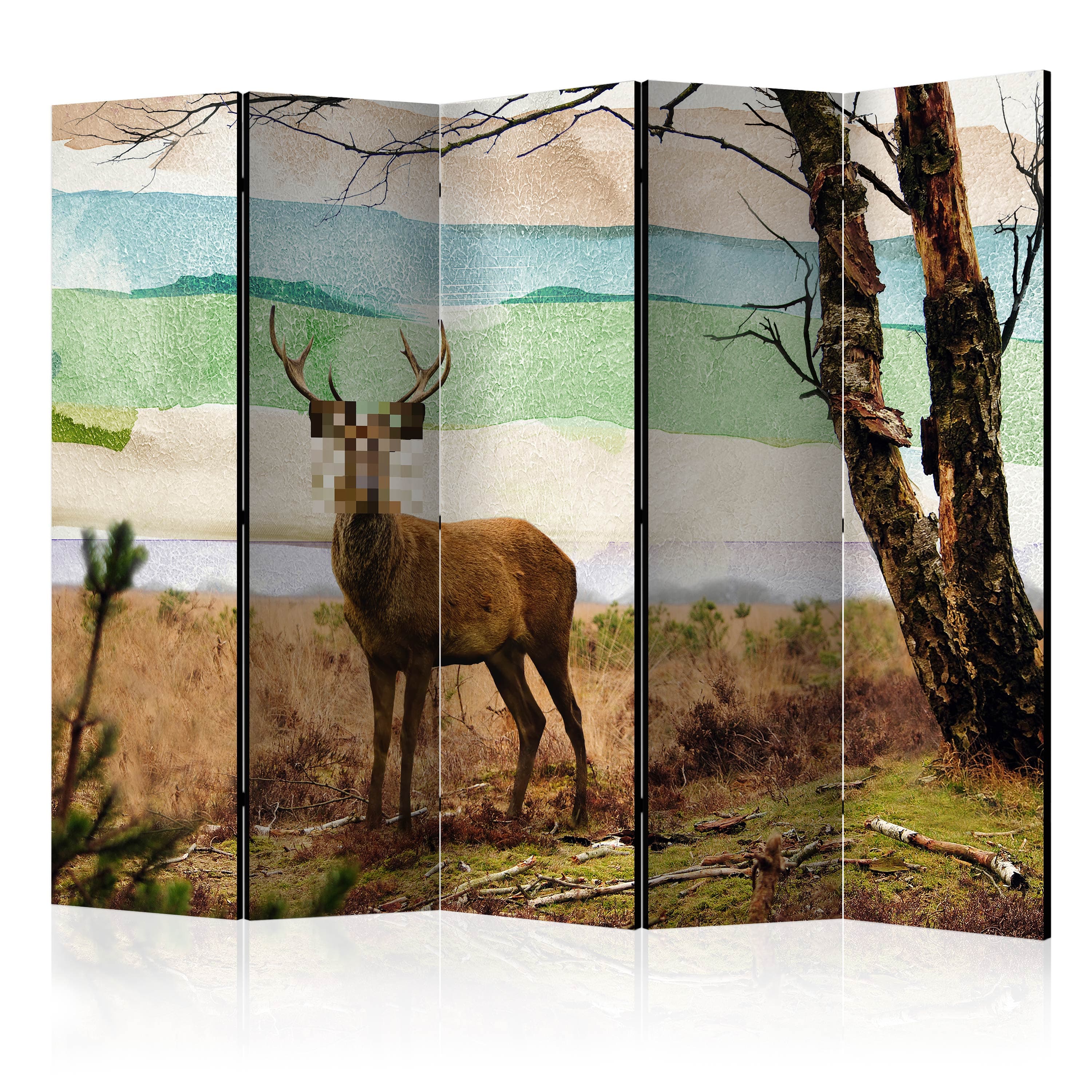 Aizslietnis 5-daļīgs - Meža bēglis (225x172cm) 225x172 cm Home Trends