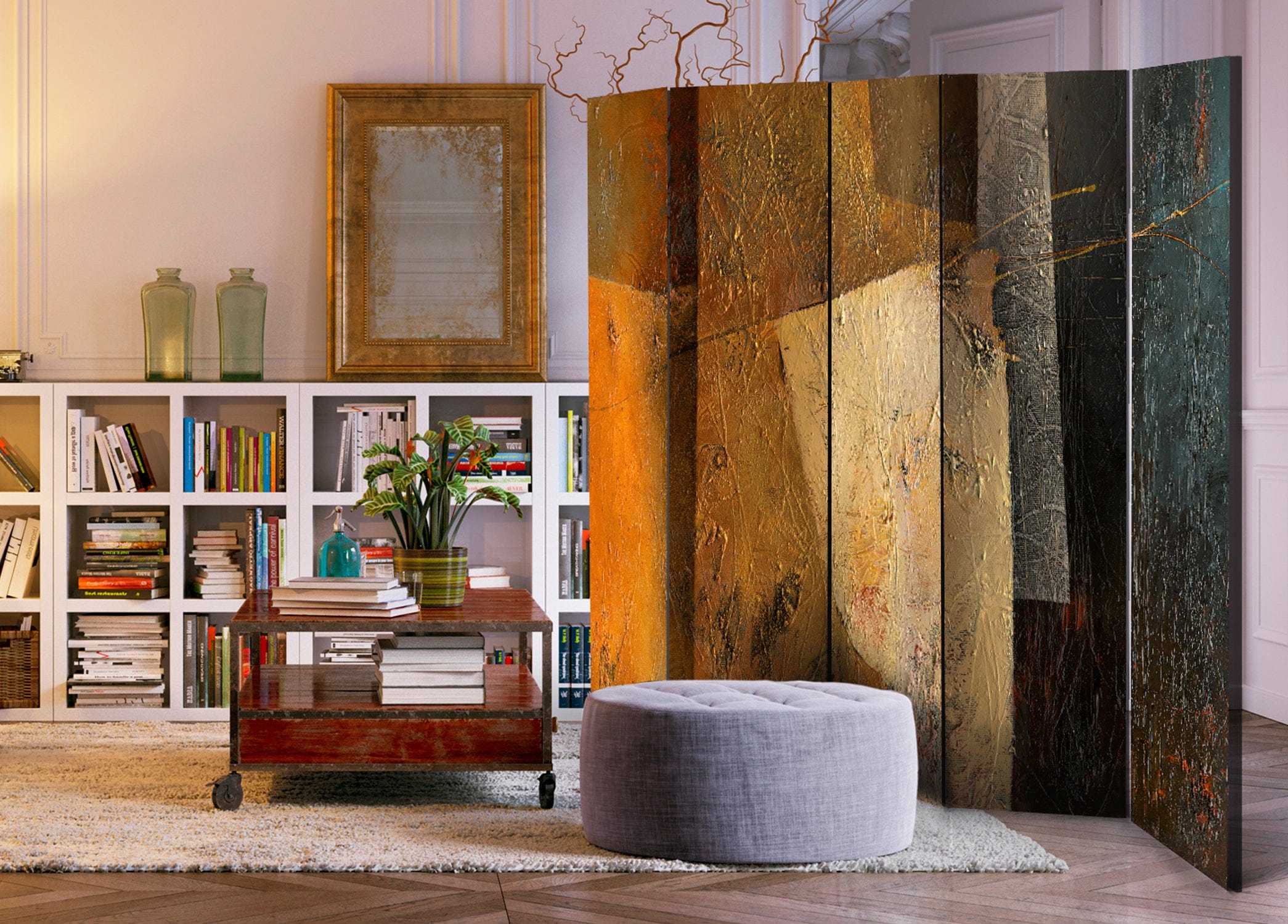 Aizslietnis 5-daļīgs - Mūsdienu māksla (225x172cm) 225x172 cm Home Trends