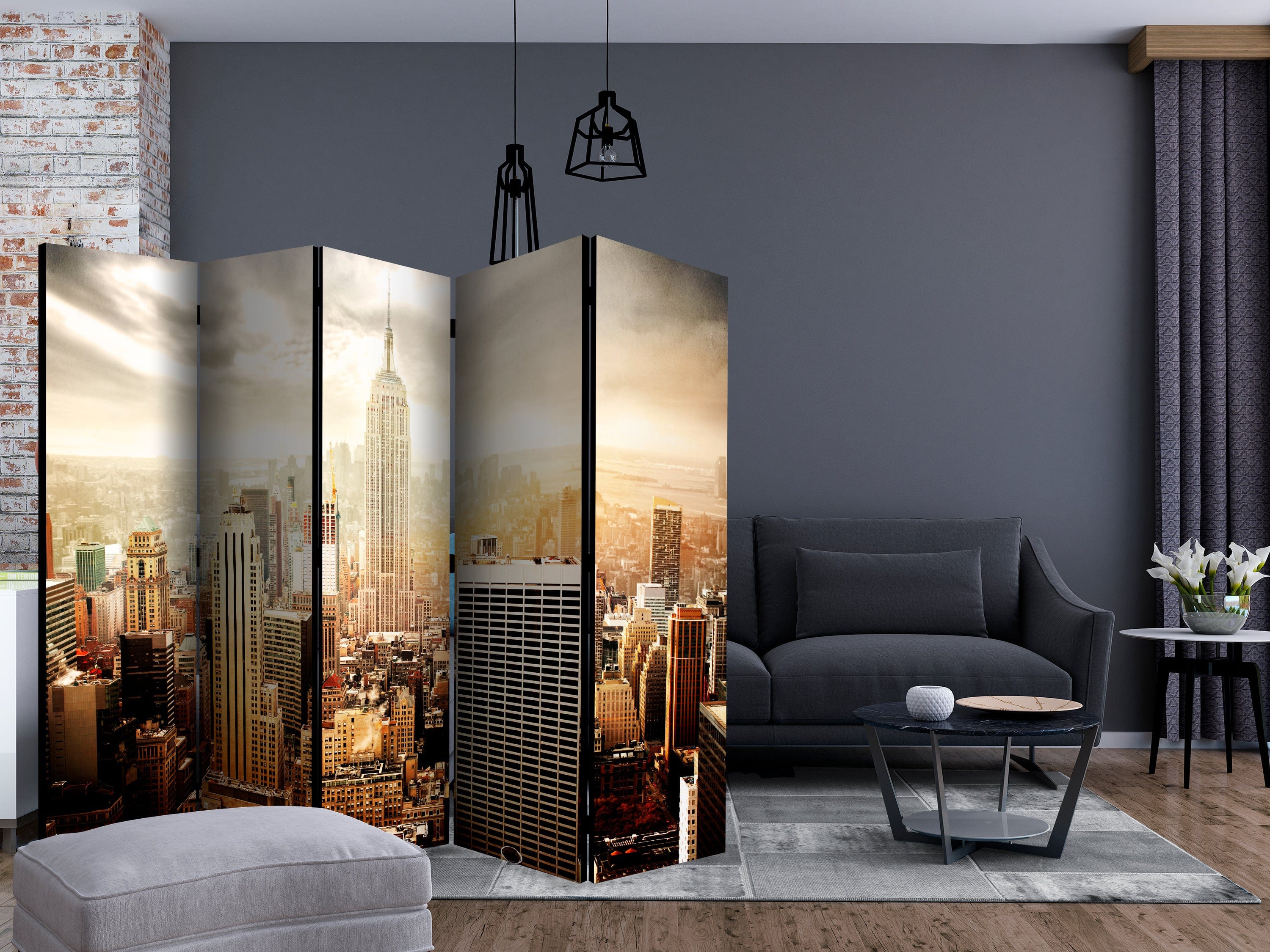 Aizslietnis 5-daļīgs - Ņujorka no putnu lidojuma (225x172cm) 225x172 cm Home Trends