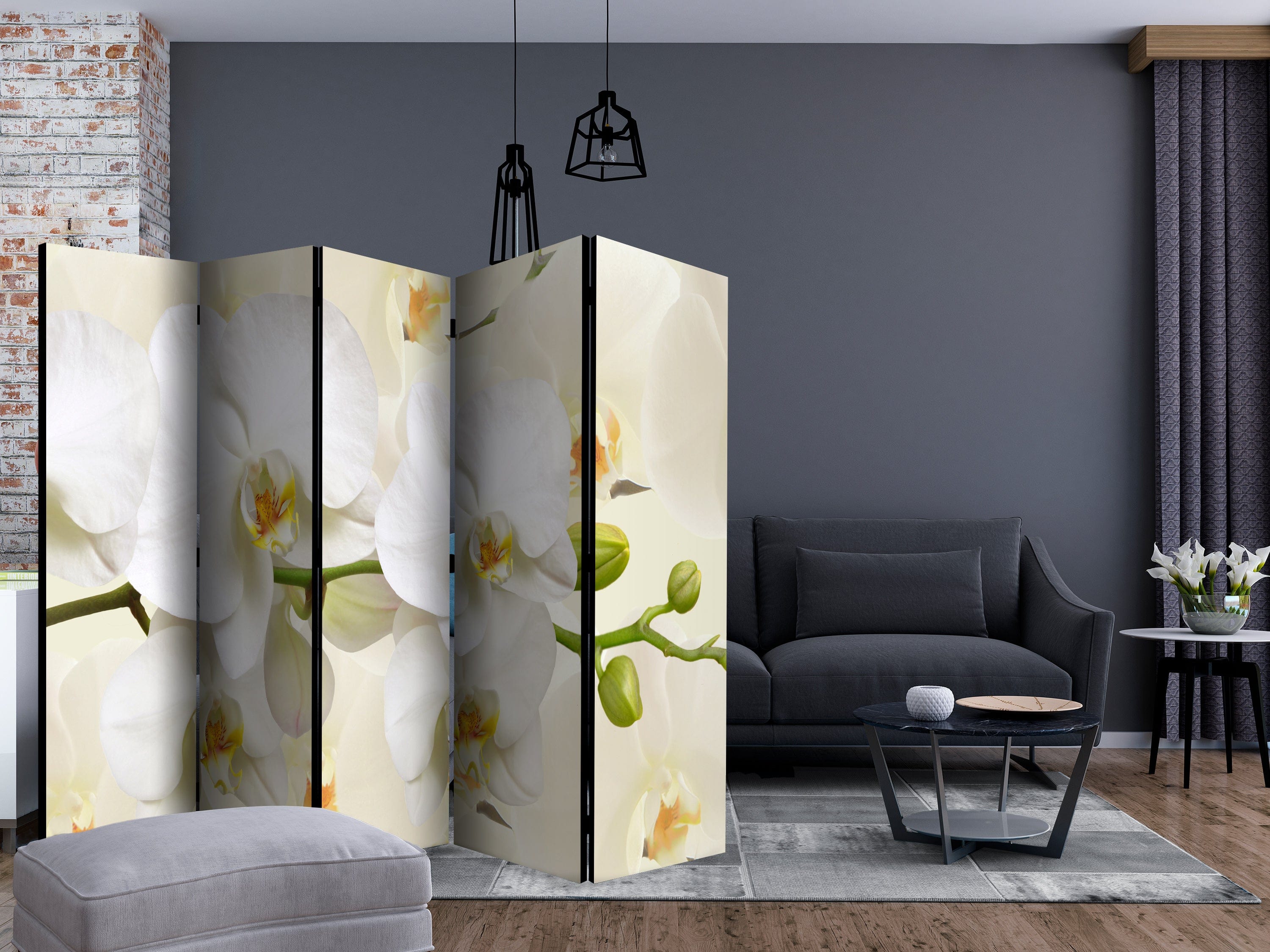 Aizslietnis 5-daļīgs - Orhideju zariņš (225x172cm) 225x172 cm Home Trends