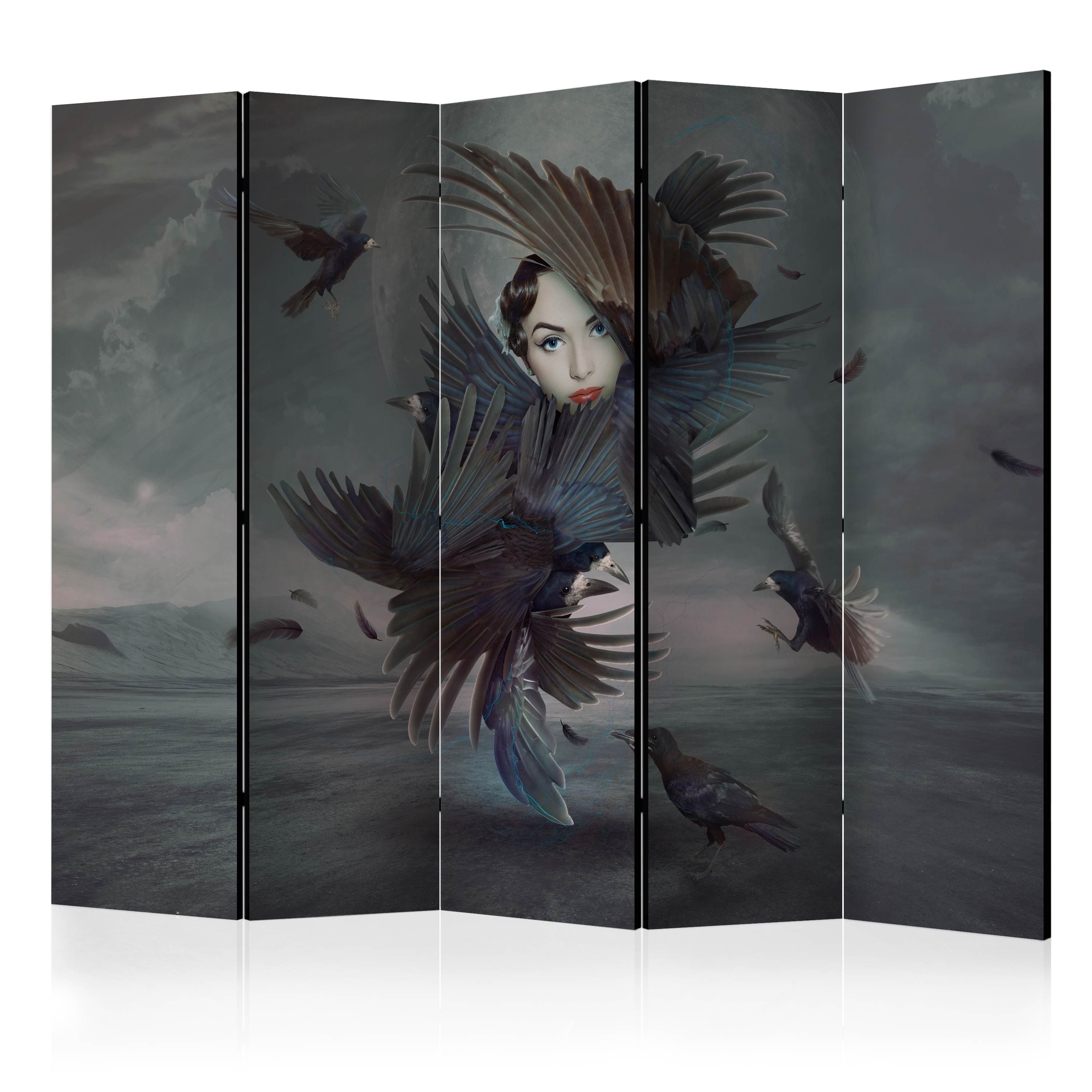 Aizslietnis 5-daļīgs - Pārklātas ar spalvām (225x172cm) 225x172 cm Home Trends