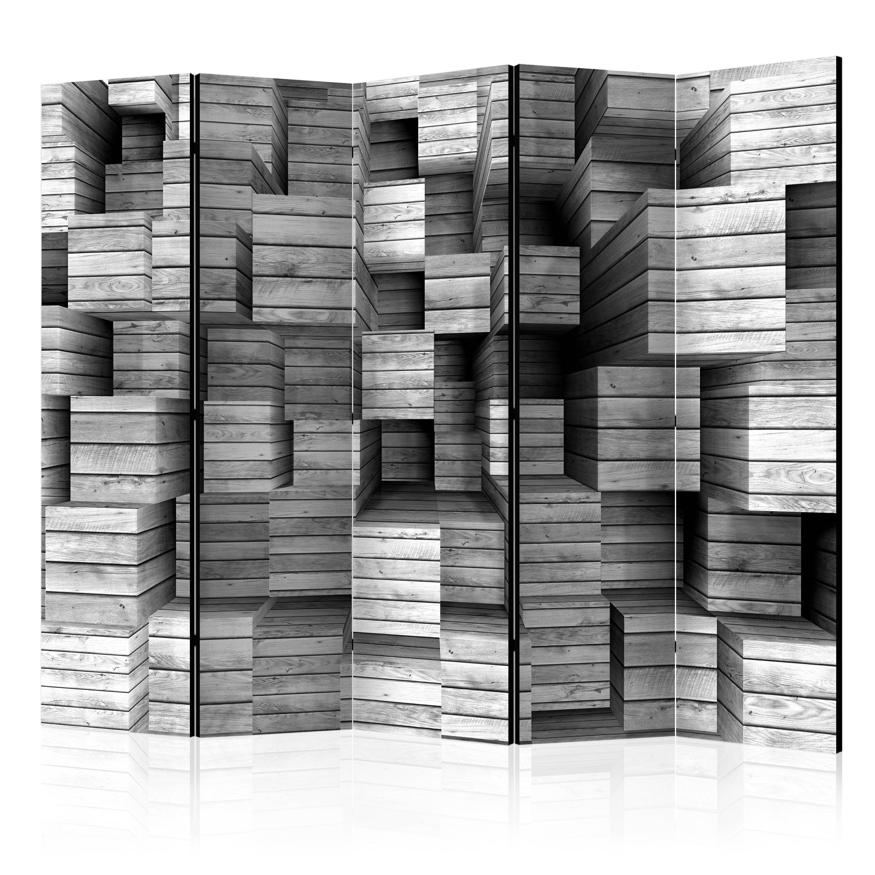 Aizslietnis 5-daļīgs - Pelēka precizitāte (225x172cm) 225x172 cm Home Trends