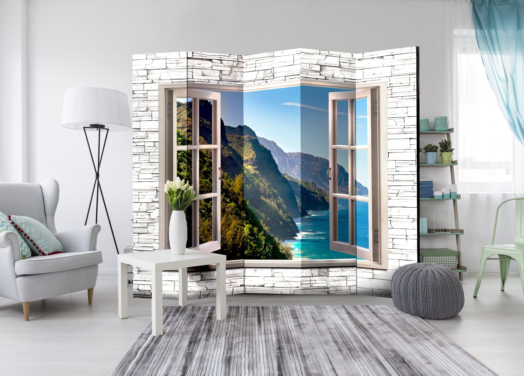 Aizslietnis 5-daļīgs - Piejūras kalni (225x172cm) 225x172 cm Home Trends