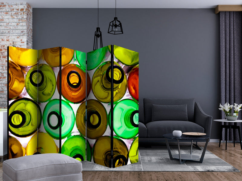 Aizslietnis 5-daļīgs - Pudeles (fons) (225x172cm) 225x172 cm Home Trends