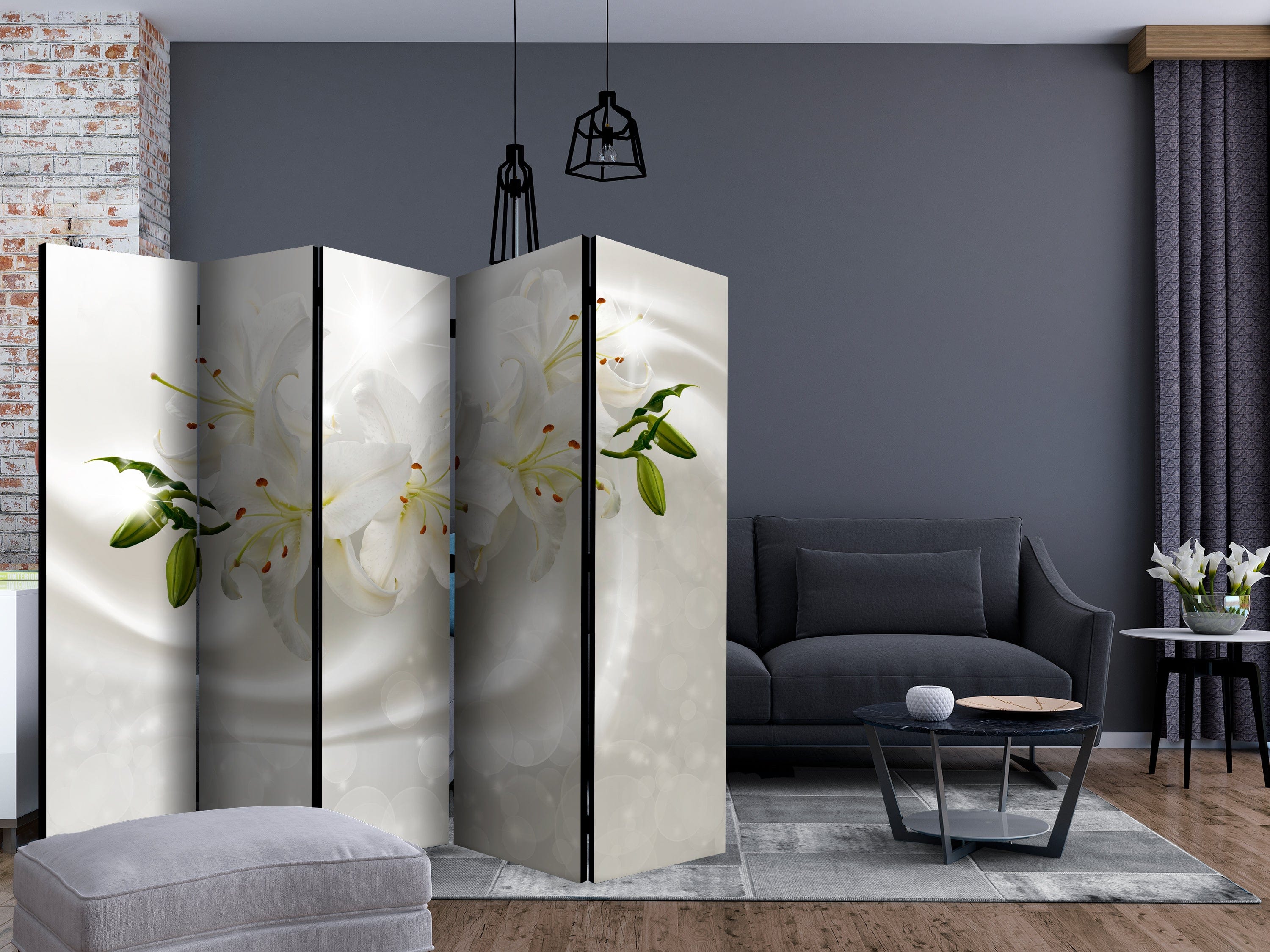 Aizslietnis 5-daļīgs - Romantisks mirdzums (225x172cm) 225x172 cm Home Trends