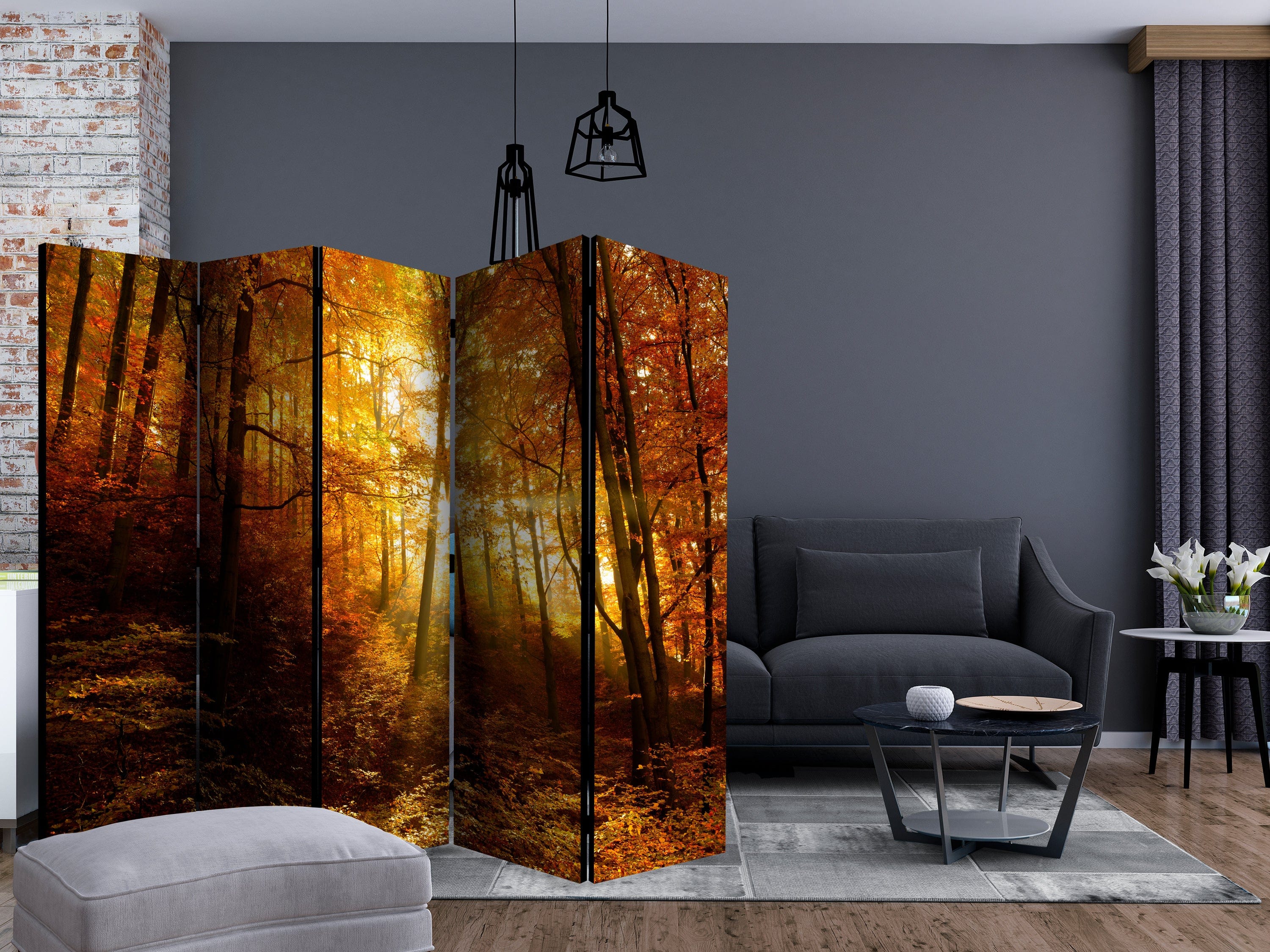 Aizslietnis 5-daļīgs - Rudens iluminācija (225x172cm) 225x172 cm Home Trends
