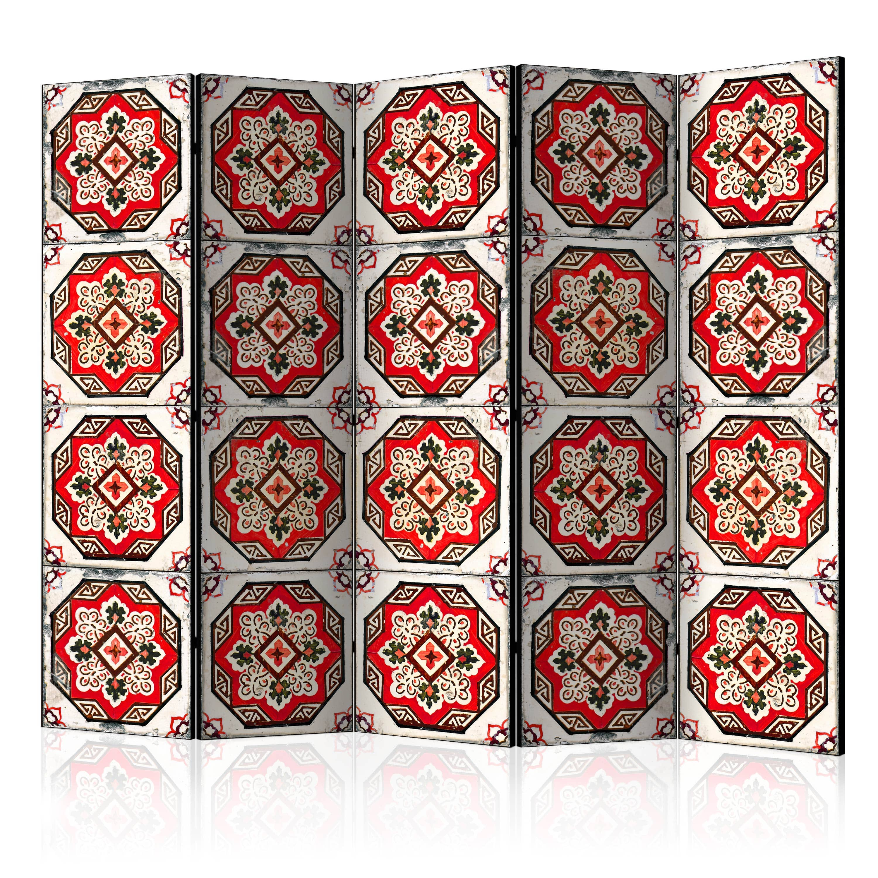 Aizslietnis 5-daļīgs - Sarkanās līnijas deja (225x172cm) 225x172 cm Home Trends