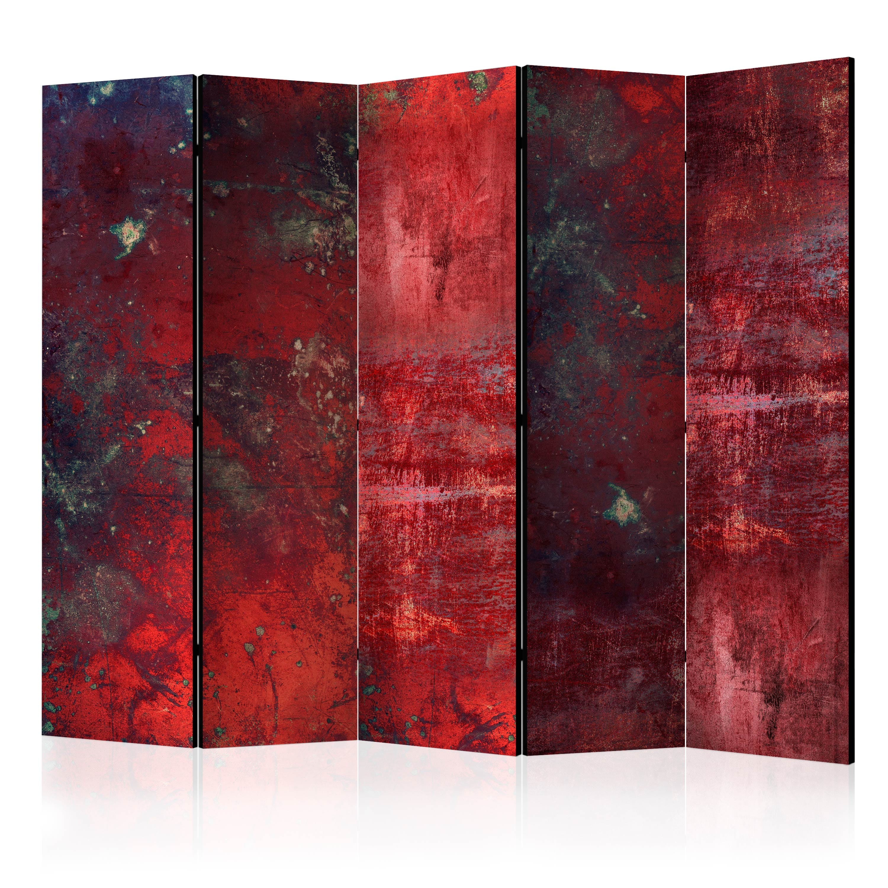 Aizslietnis 5-daļīgs - Sarkans betons (225x172cm) 225x172 cm Home Trends