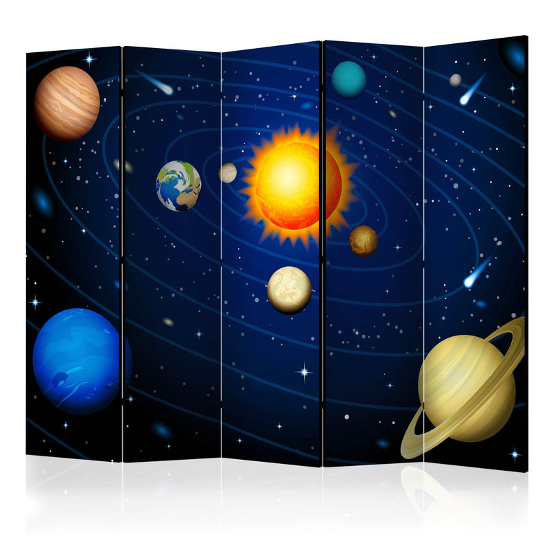 Aizslietnis 5-daļīgs - Saules sistēma (225x172cm) 225x172 cm Home Trends