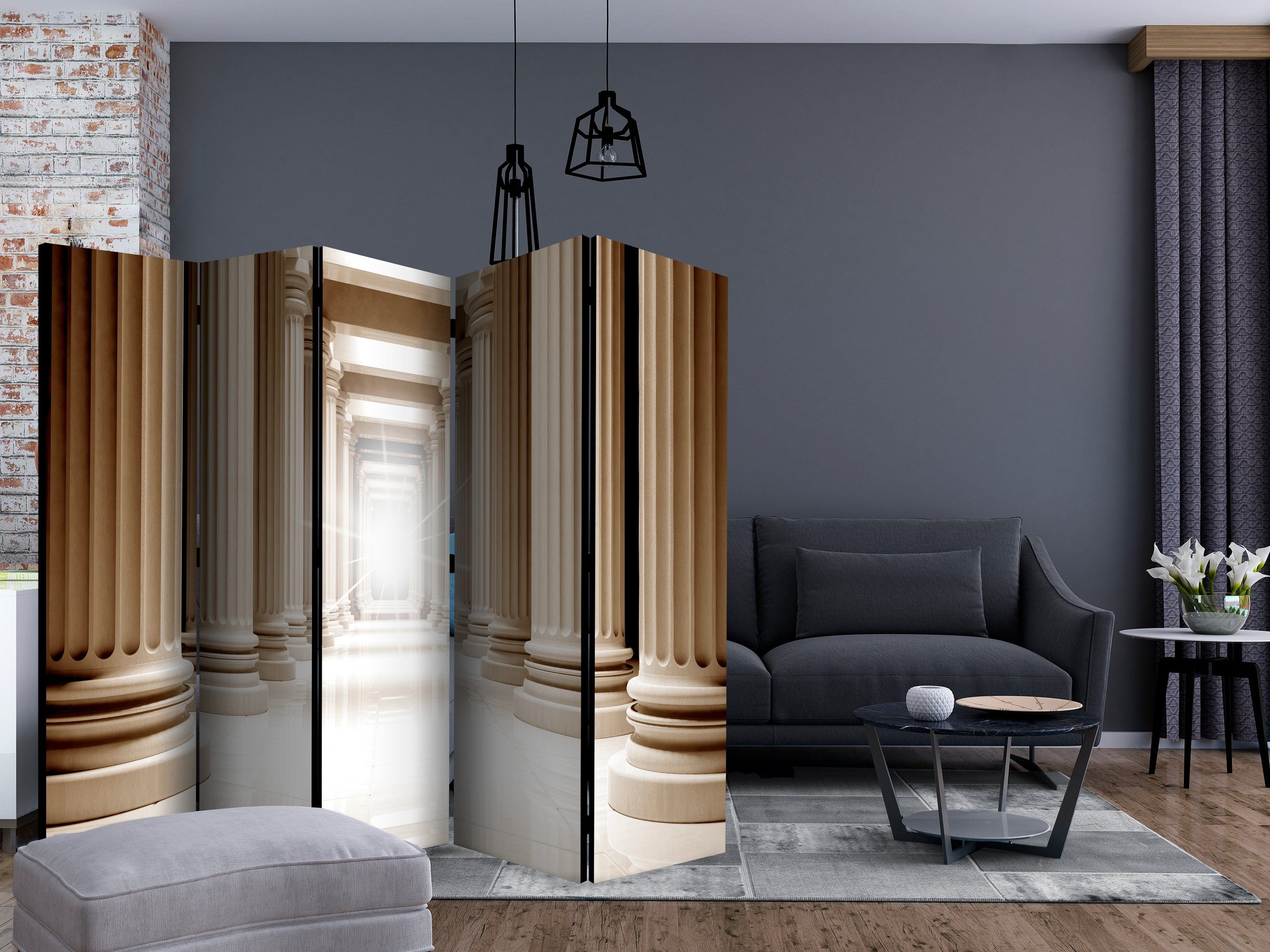 Aizslietnis 5-daļīgs - Senajā panteonā (225x172cm) 225x172 cm Home Trends