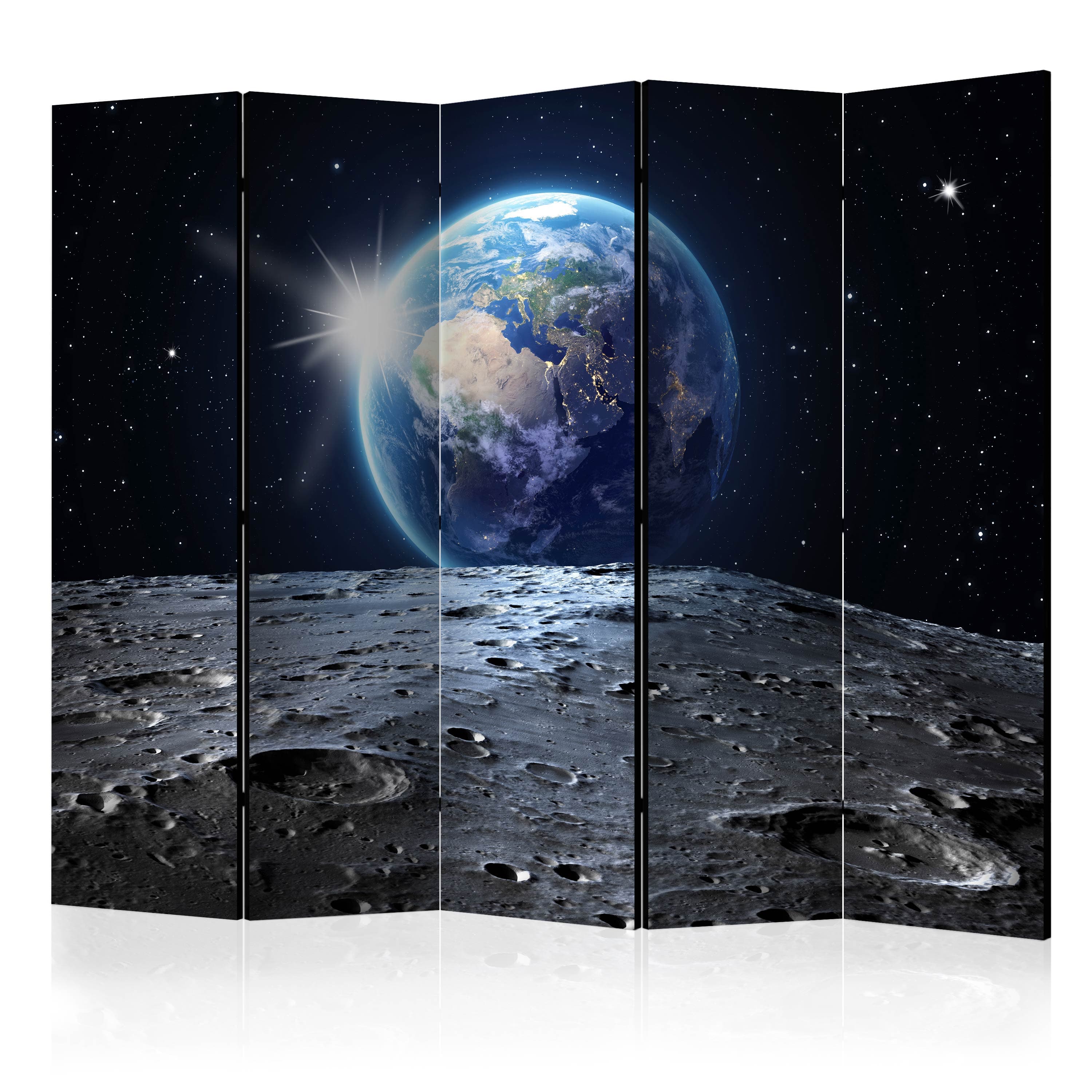 Aizslietnis 5-daļīgs - Skats uz Zilo planētu (225x172cm) 225x172 cm Home Trends