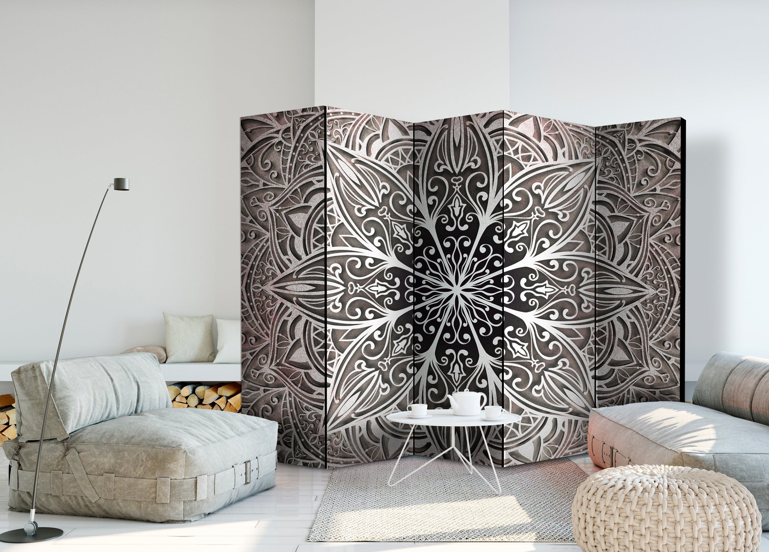 Aizslietnis 5-daļīgs - Spalvas (Rozā) (225x172cm) 225x172 cm Home Trends