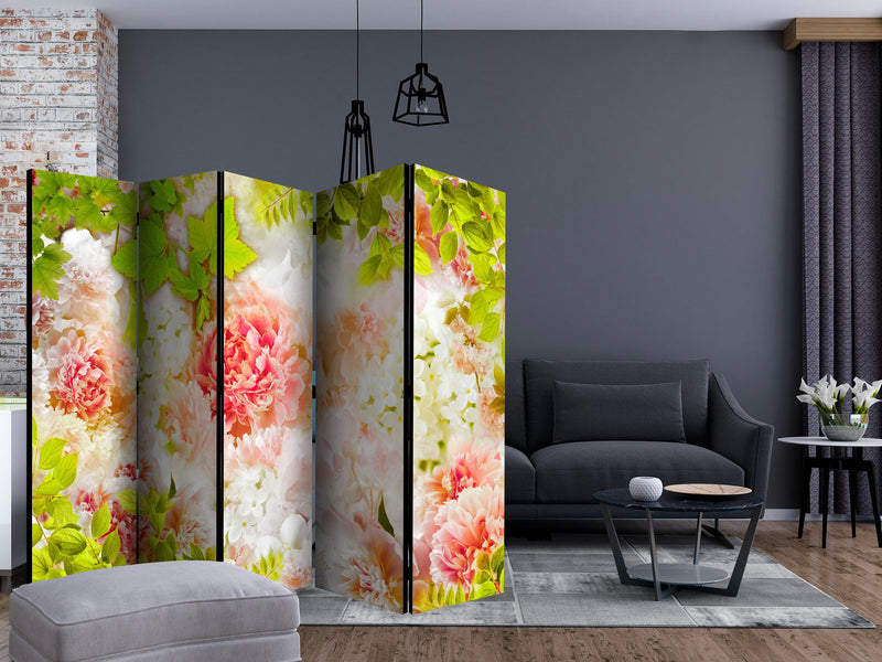 Aizslietnis 5-daļīgs - Spilgtas peonijas (225x172cm) 225x172 cm Home Trends