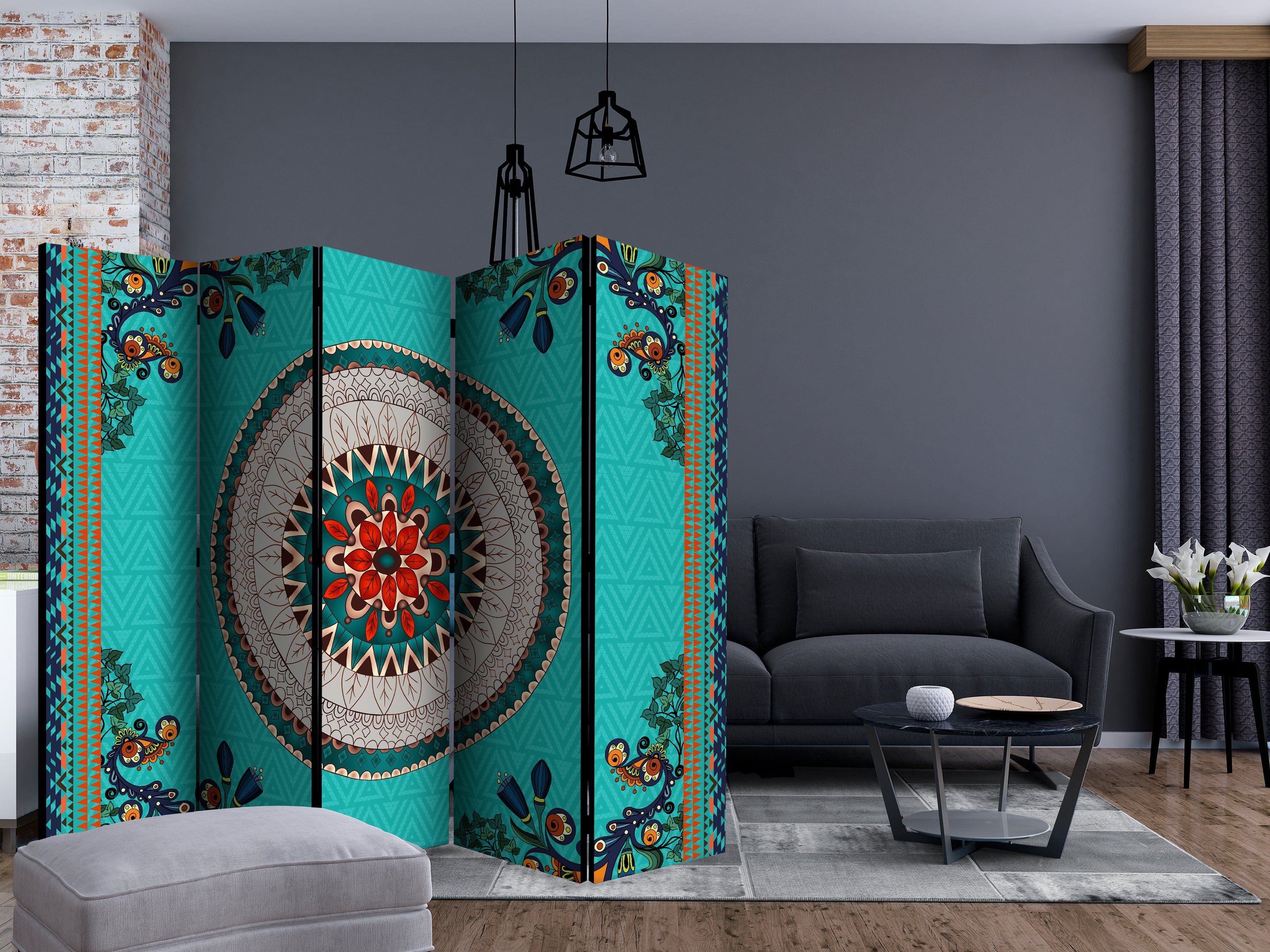 Aizslietnis 5-daļīgs - Tautas iedvesma (225x172cm) 225x172 cm Home Trends