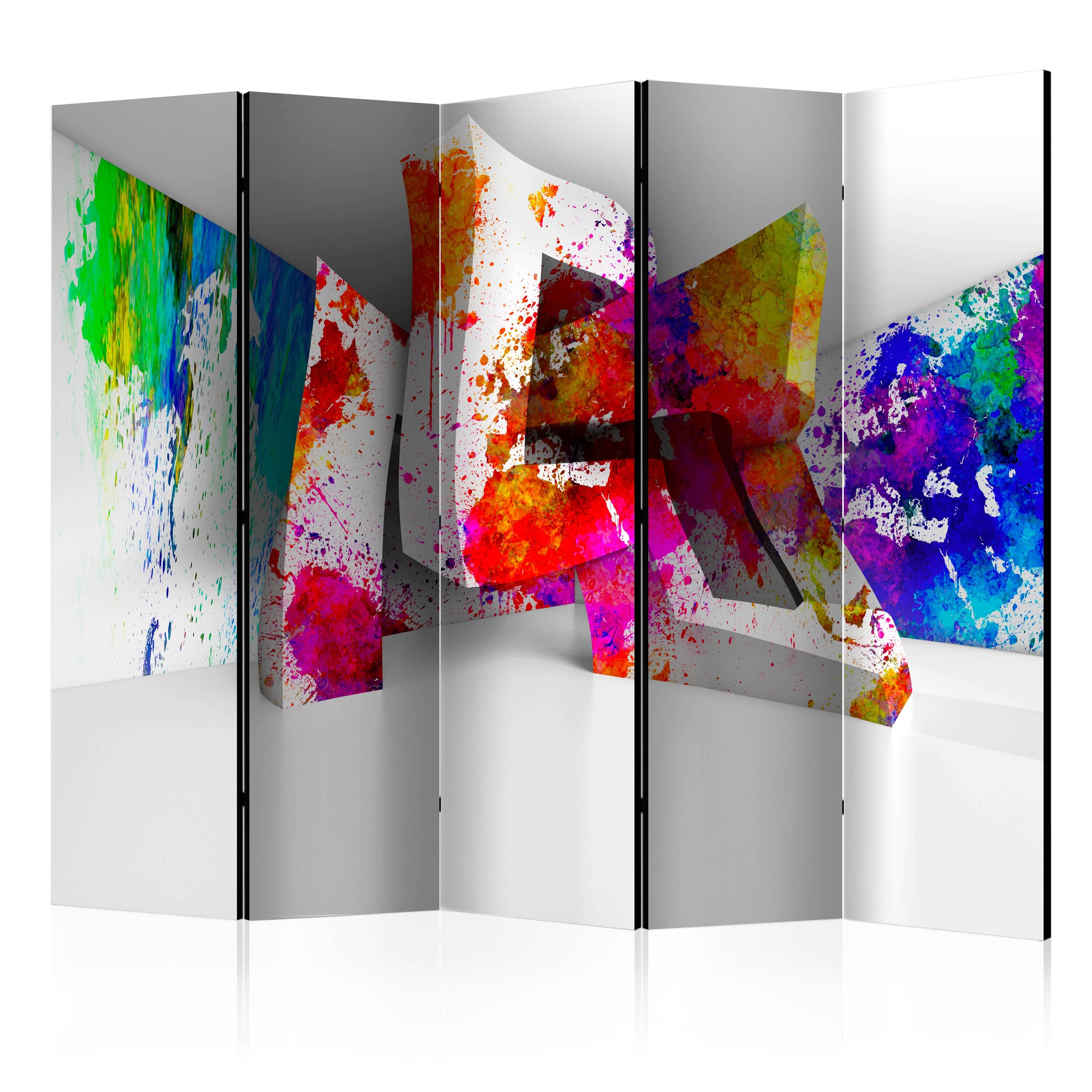 Aizslietnis 5-daļīgs - Trīsdimensiju formas (225x172cm) 225x172 cm Home Trends