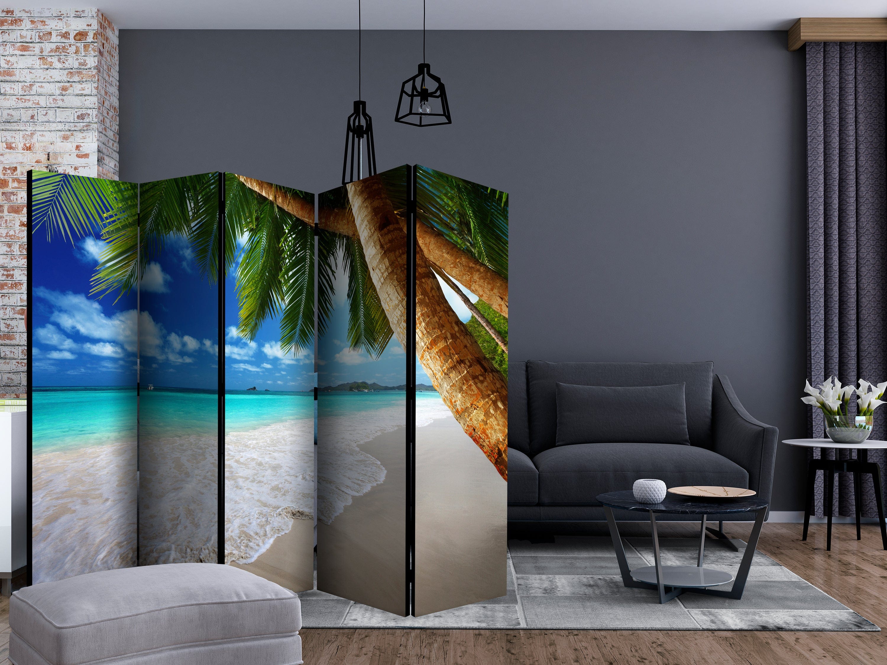 Aizslietnis 5-daļīgs - Tropu sala (225x172cm) 225x172 cm Home Trends