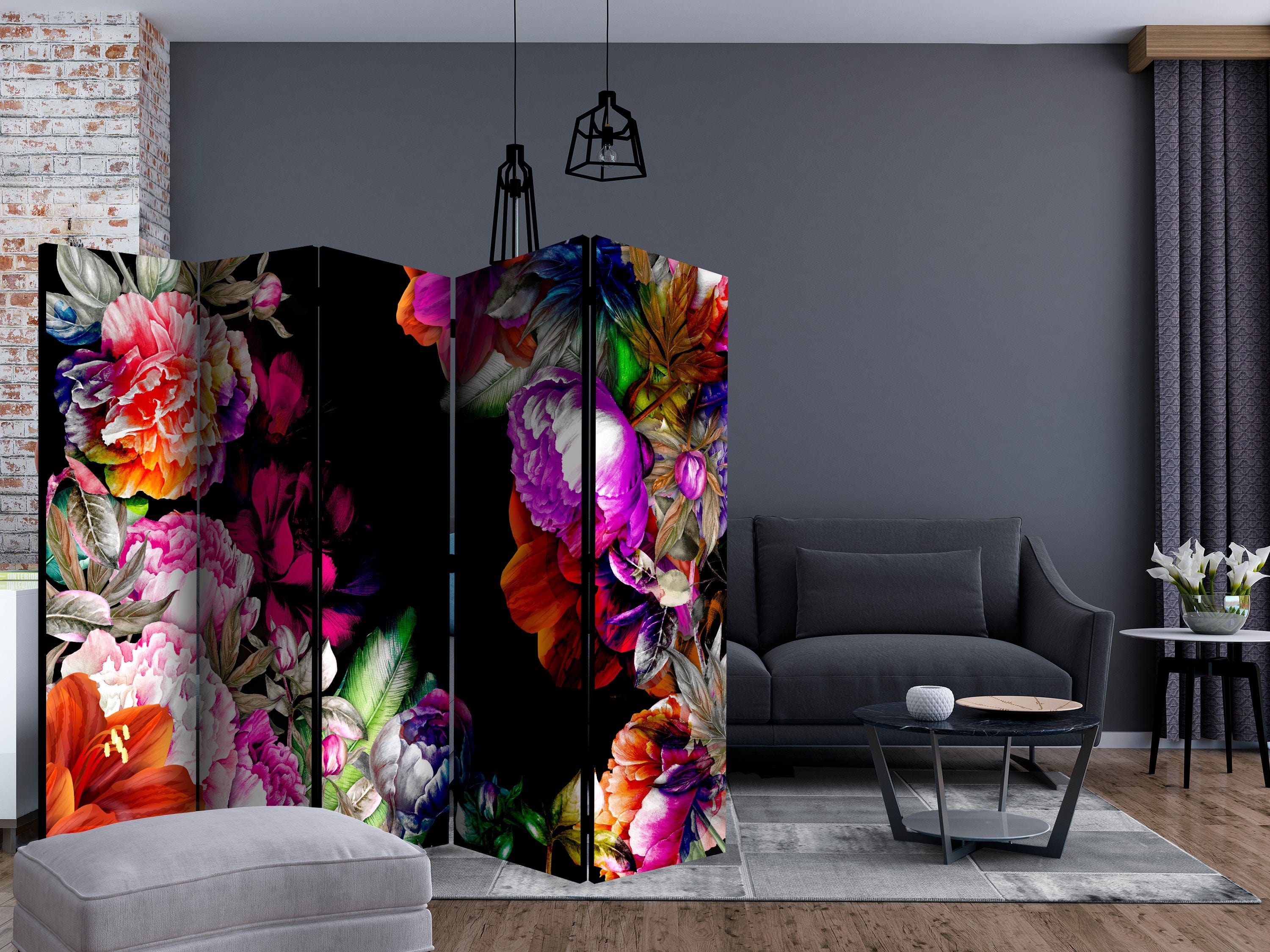 Aizslietnis 5-daļīgs - Vasara siltos toņos (225x172cm) 225x172 cm Home Trends
