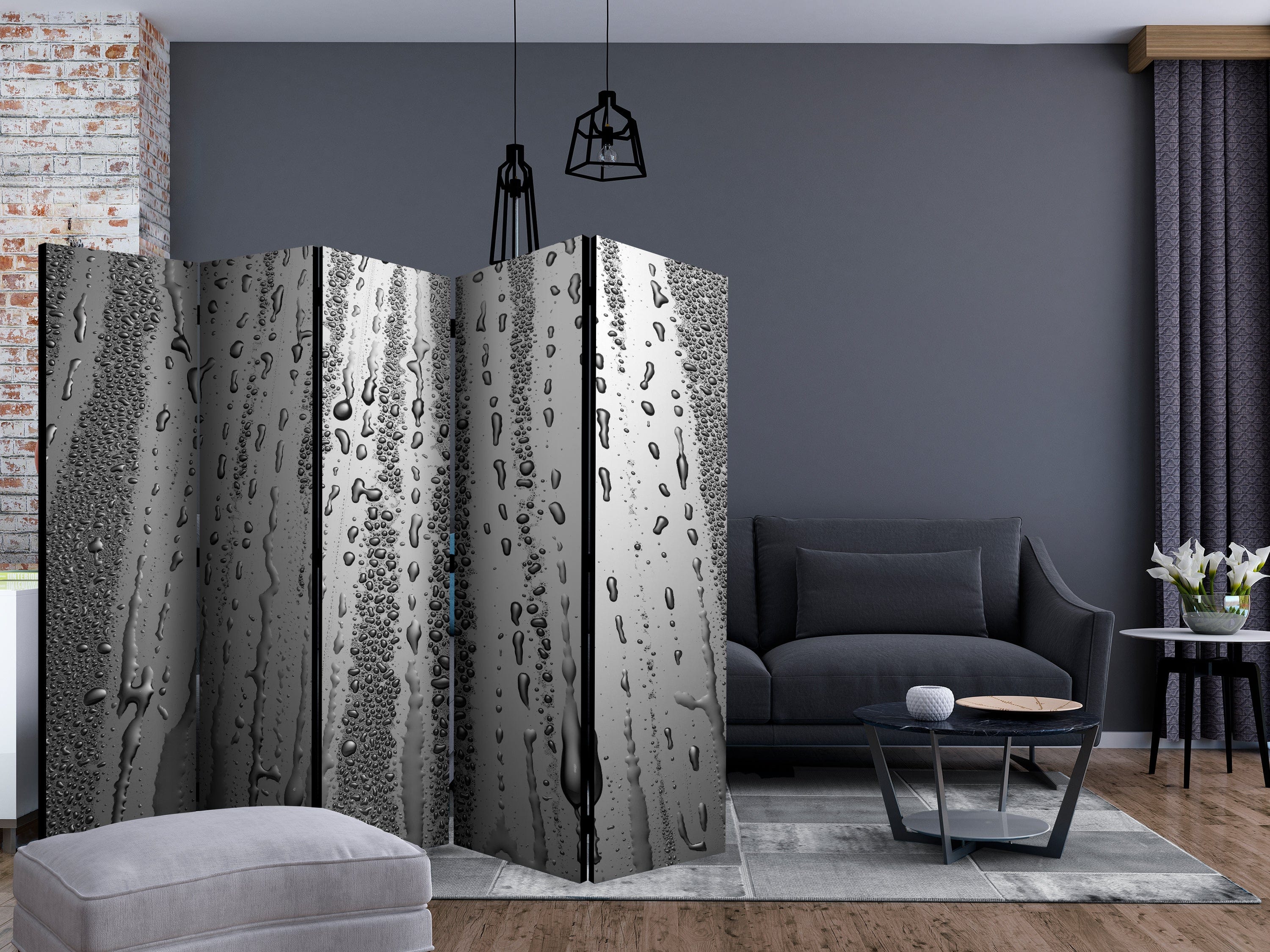 Aizslietnis 5-daļīgs - Vasaras lietus (225x172cm) 225x172 cm Home Trends