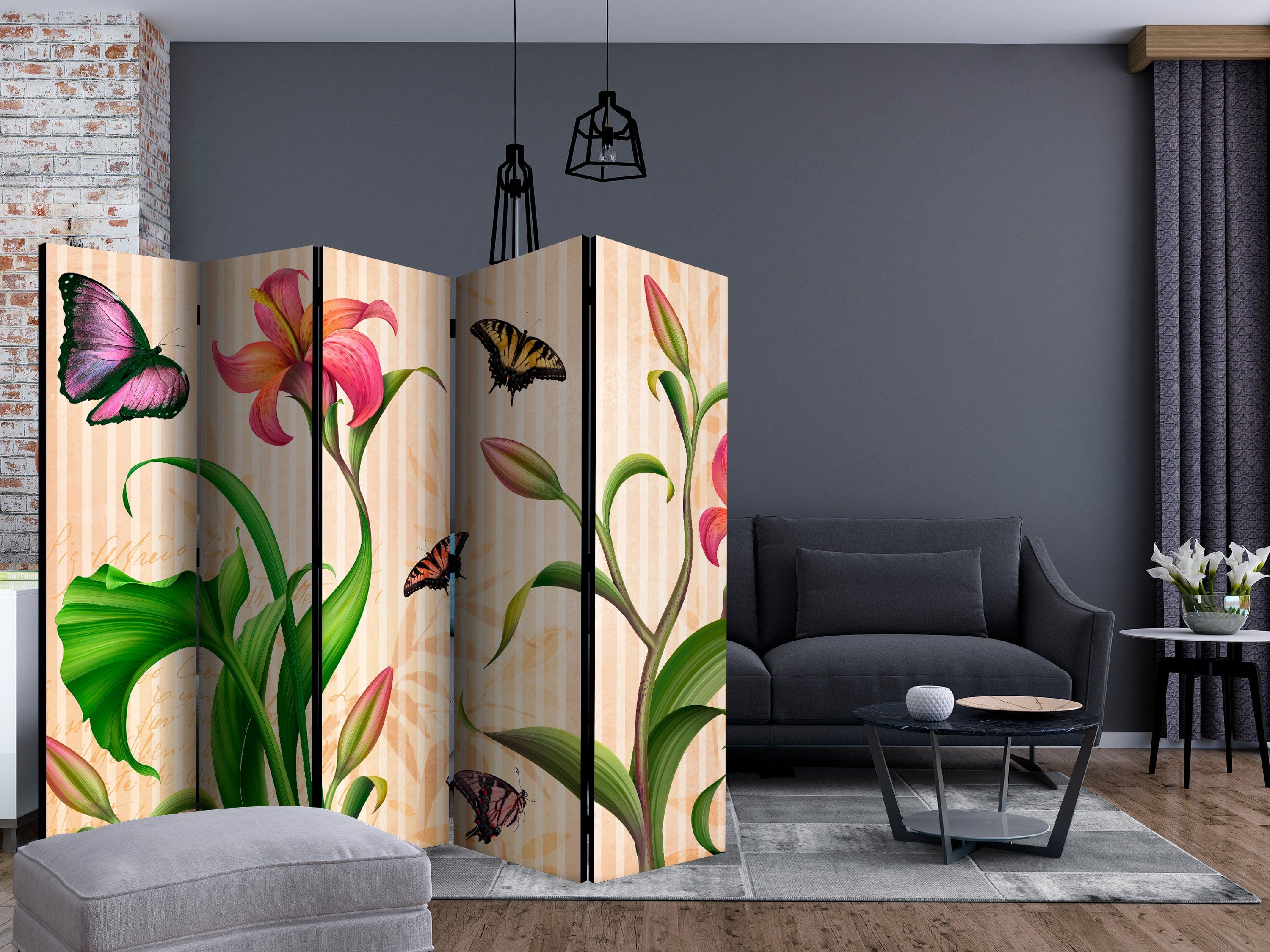 Aizslietnis 5-daļīgs - Vintāža - pavasaris (225x172cm) 225x172 cm Home Trends