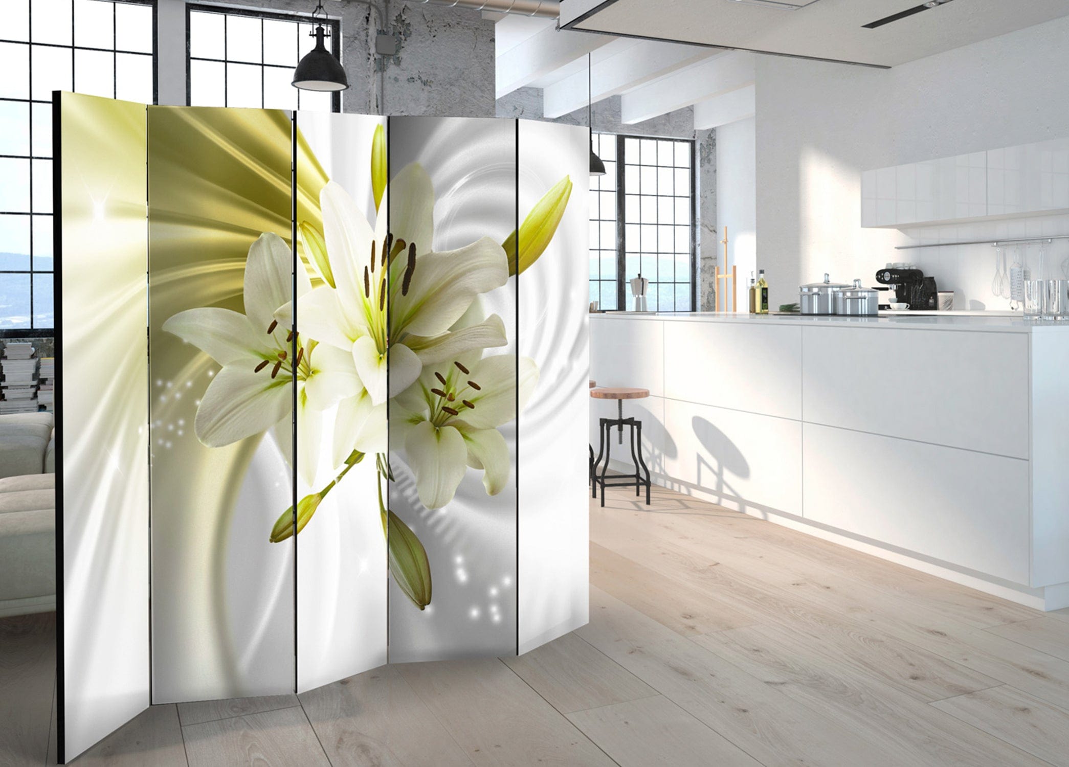 Aizslietnis 5-daļīgs - Zaļā valdzinājums (225x172cm) 225x172 cm Home Trends