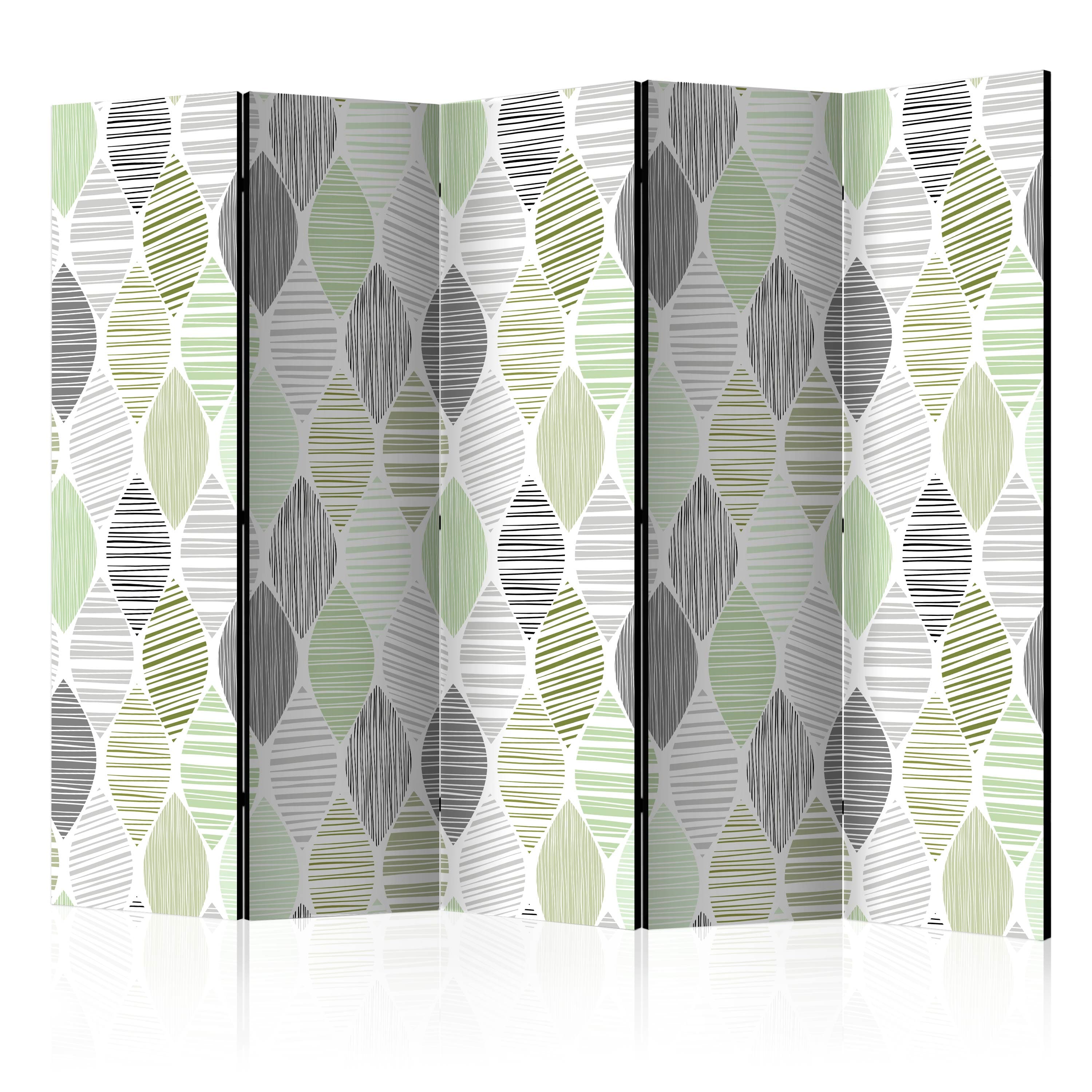 Aizslietnis 5-daļīgs - Zaļās asaras (225x172cm) 225x172 cm Home Trends