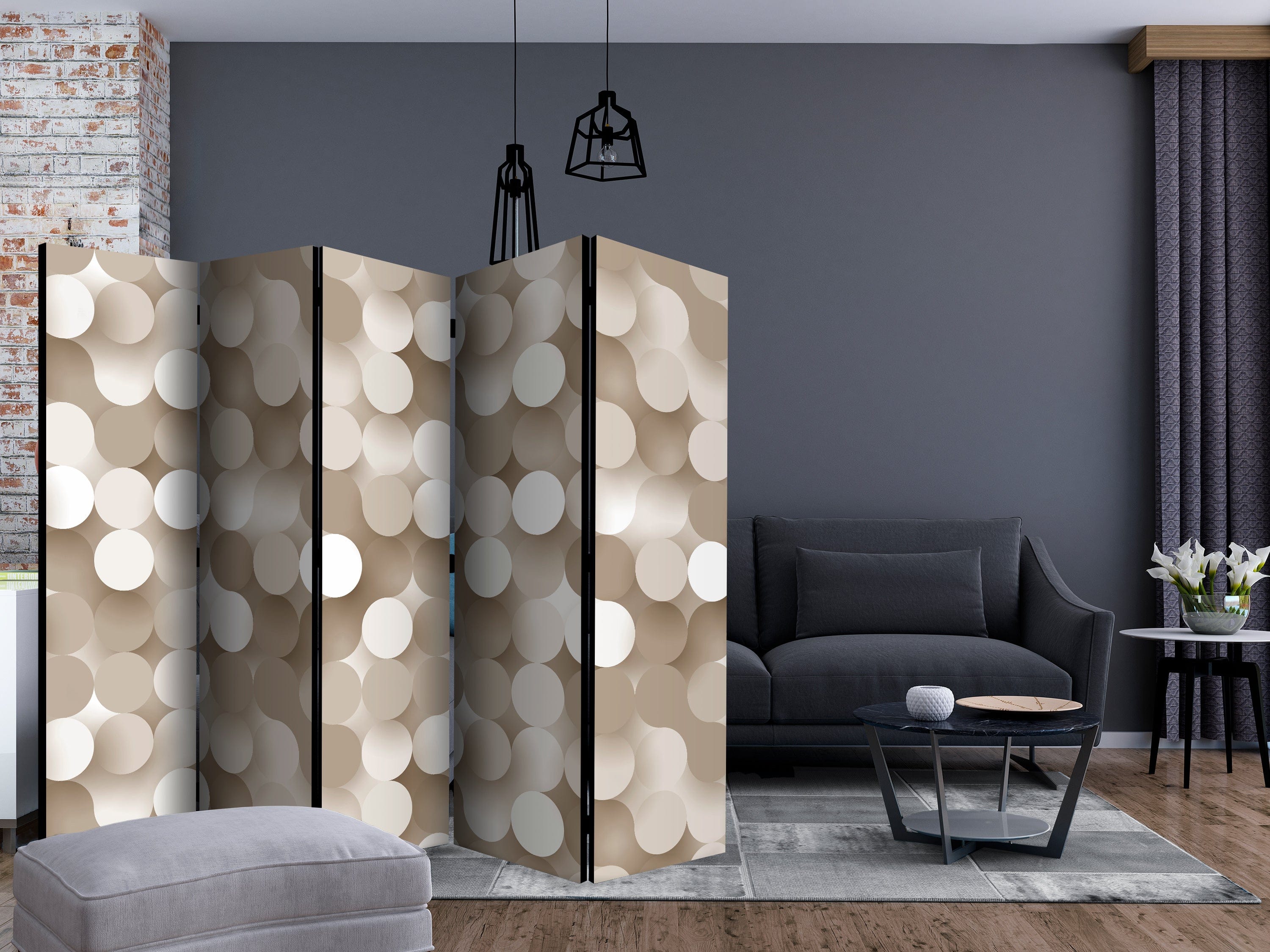 Aizslietnis 5-daļīgs - Zelta tīkls (225x172cm) 225x172 cm Home Trends