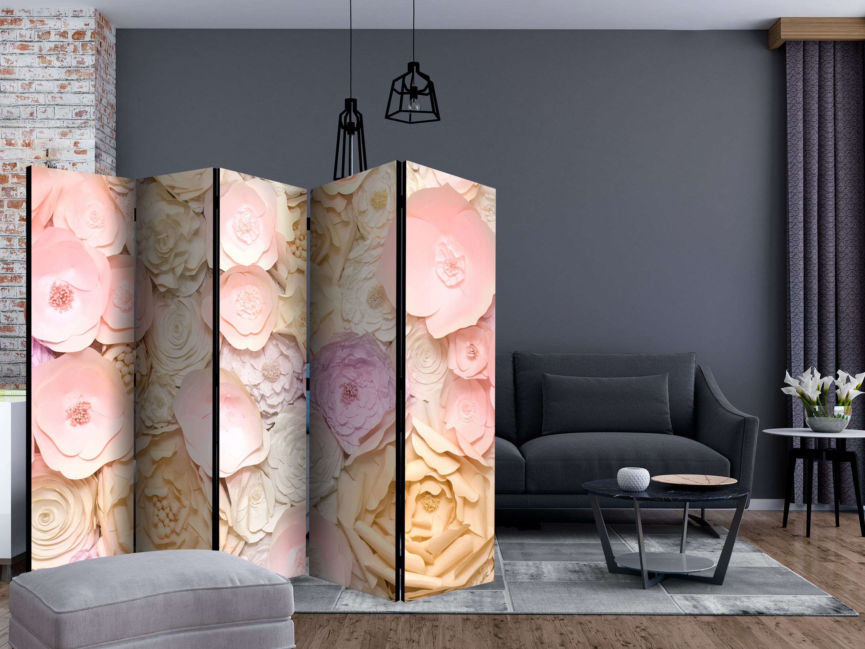 Aizslietnis 5-daļīgs - Ziedu pušķis (225x172cm) 225x172 cm Home Trends