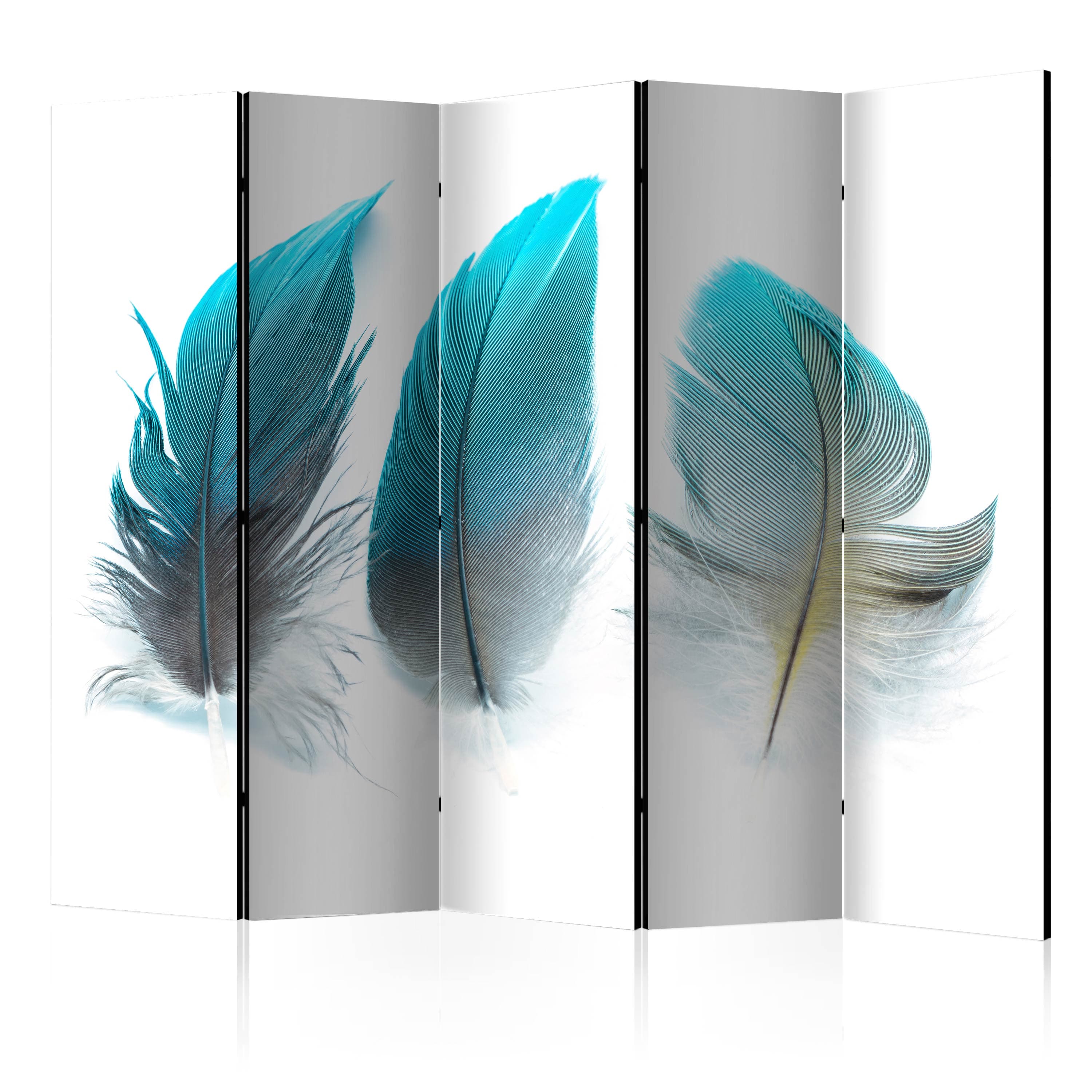 Aizslietnis 5-daļīgs - Zilas spalvas (225x172cm) 225x172 cm Home Trends