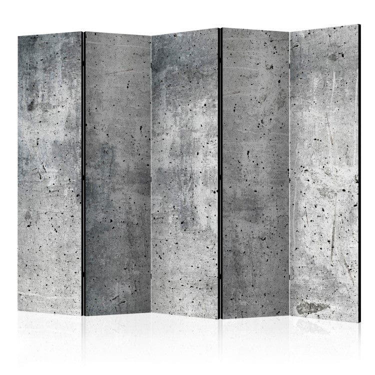 Aizslietnis ar betona rakstu pelēkā krāsā, 5-daļīgs, (225x172cm) 225x172 cm Home Trends