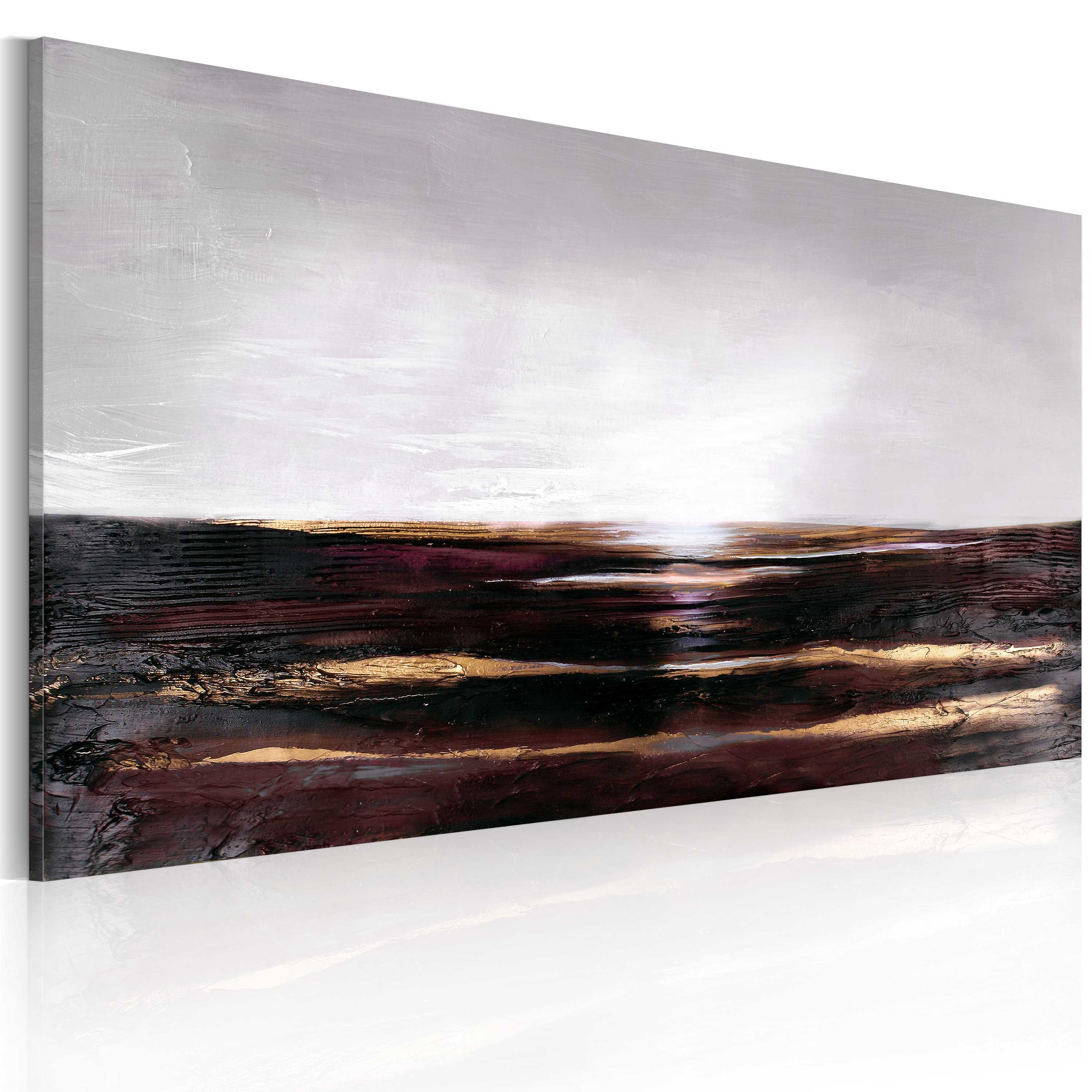Ar rokām gleznota Kanva - Black ocean 120x60 Home Trends