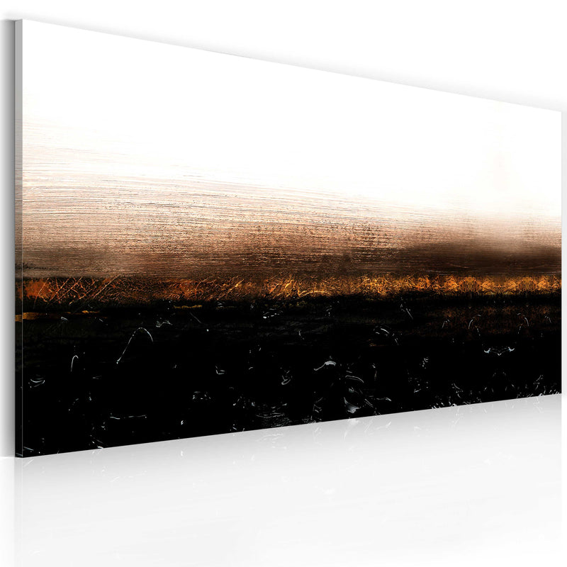 Ar rokām gleznota Kanva - Black soil (Abstraction) 120x60 Home Trends